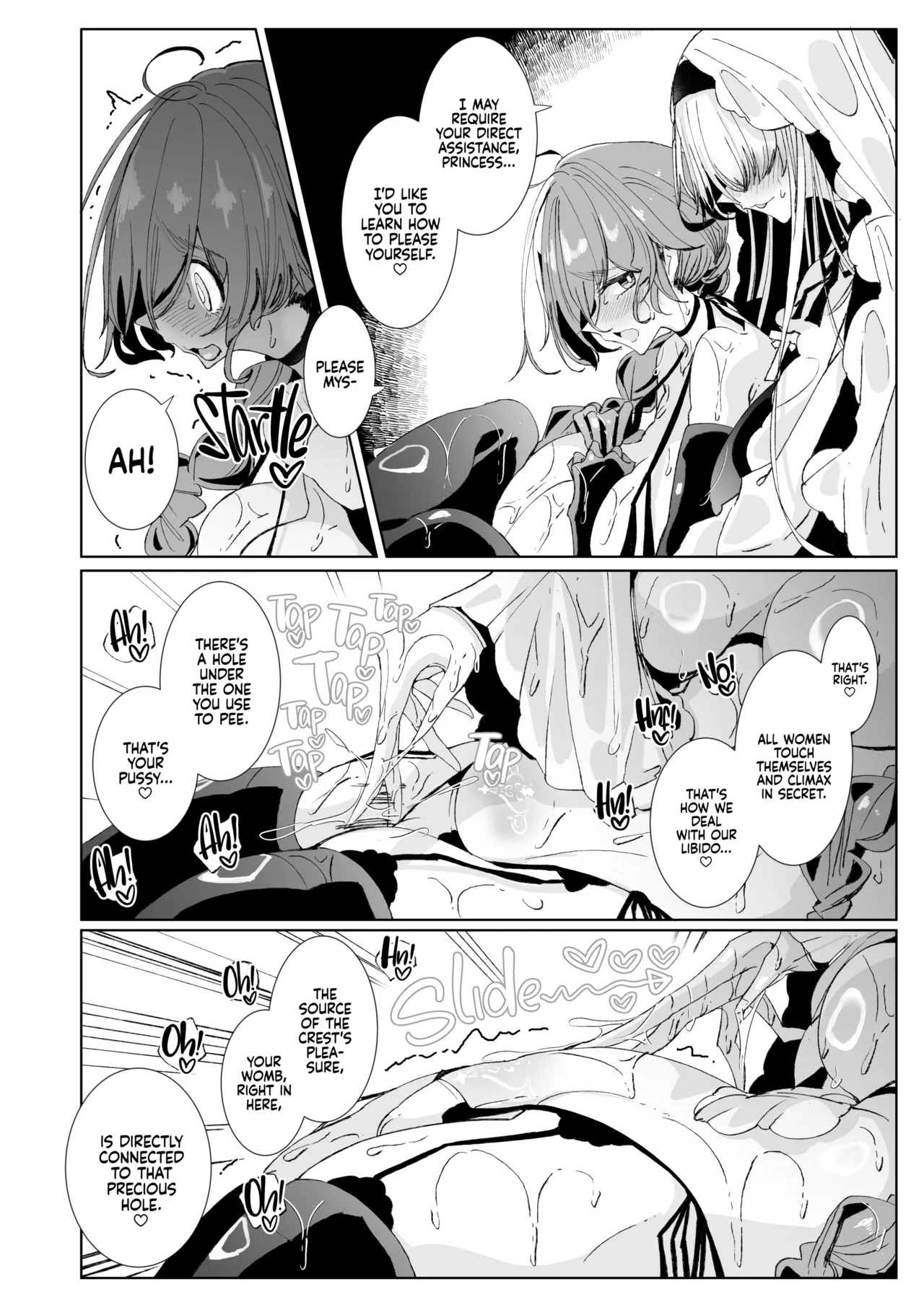 The Marked Oblivious Princess Knight and the Succubus Sister's All-You-Can-Eat Lesbian Oil Massage page 23