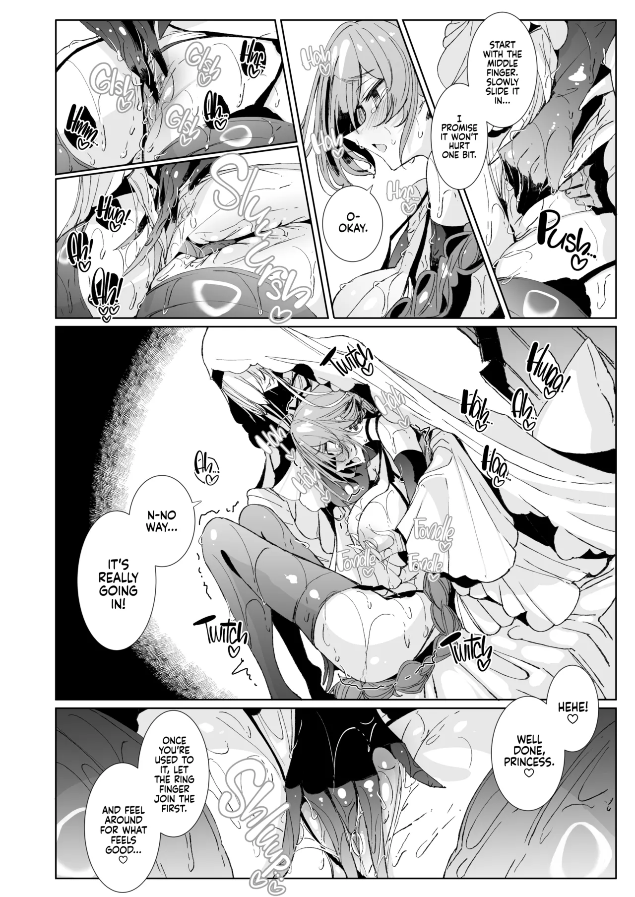 The Marked Oblivious Princess Knight and the Succubus Sister's All-You-Can-Eat Lesbian Oil Massage page 25