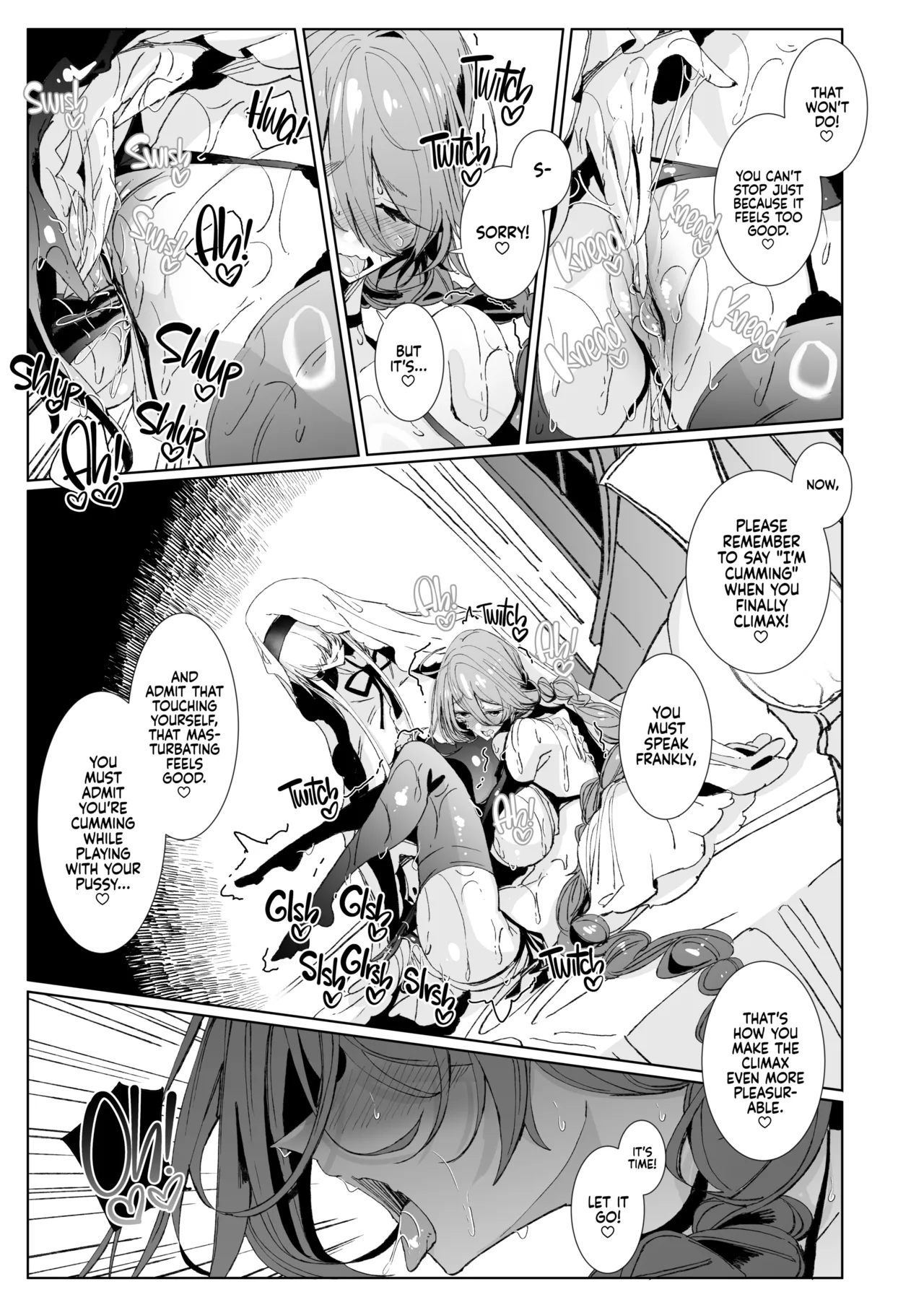 The Marked Oblivious Princess Knight and the Succubus Sister's All-You-Can-Eat Lesbian Oil Massage page 30