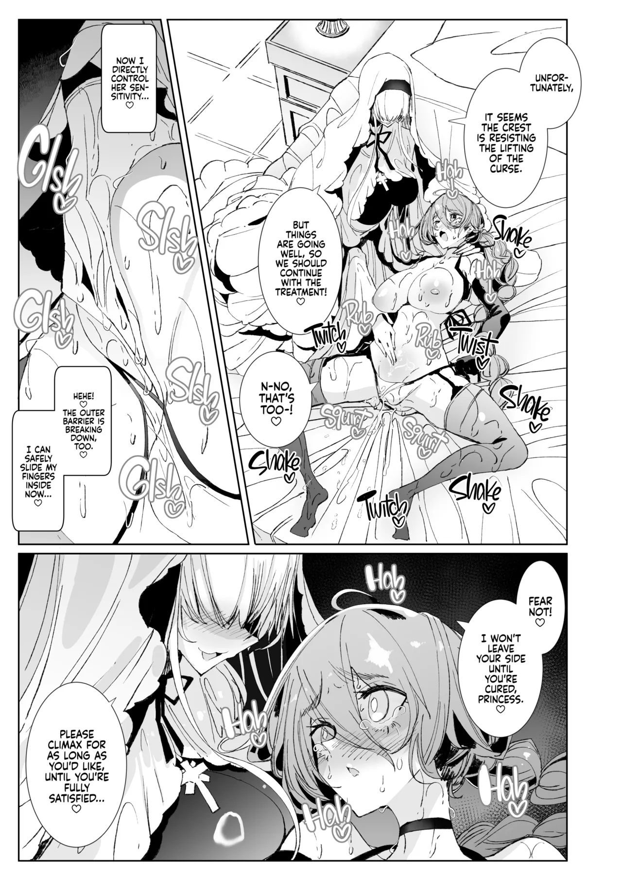 The Marked Oblivious Princess Knight and the Succubus Sister's All-You-Can-Eat Lesbian Oil Massage page 36