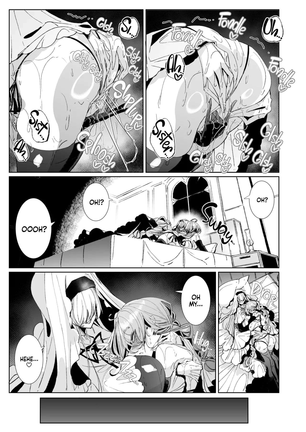 The Marked Oblivious Princess Knight and the Succubus Sister's All-You-Can-Eat Lesbian Oil Massage page 48