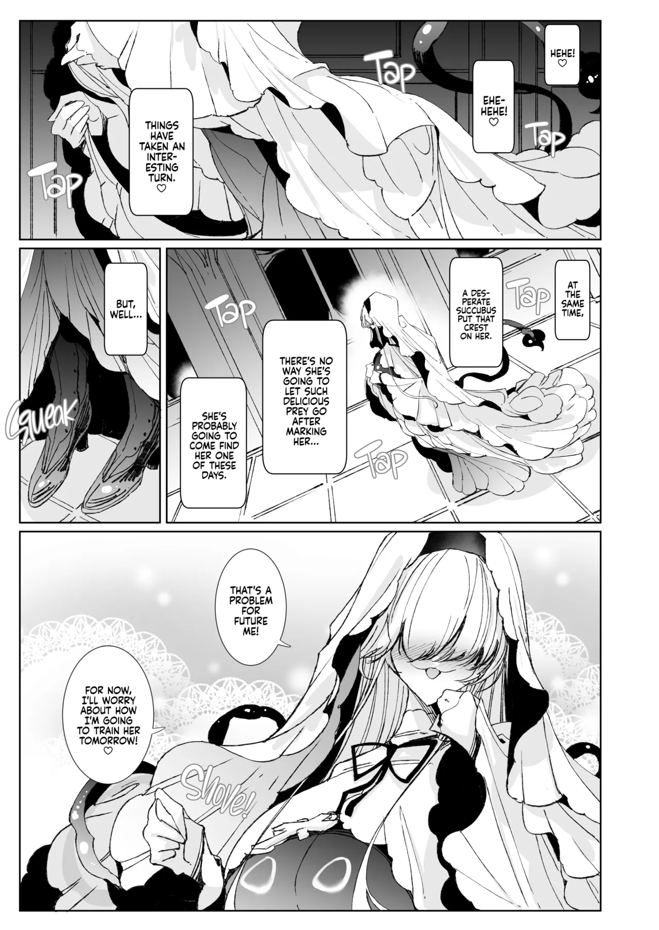 The Marked Oblivious Princess Knight and the Succubus Sister's All-You-Can-Eat Lesbian Oil Massage page 52