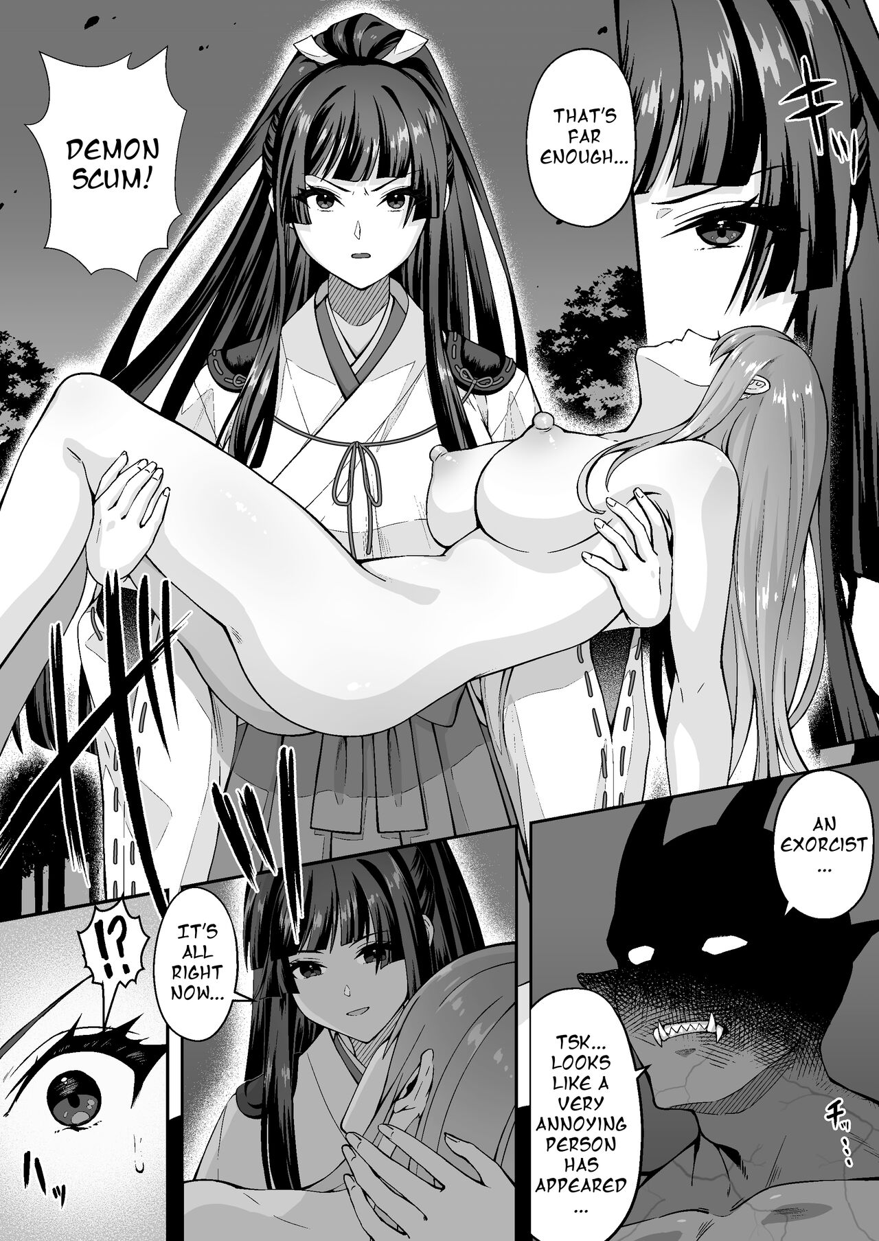 The Master Demon Exorcist Doesn't Succumb to Tentacle Demon page 11