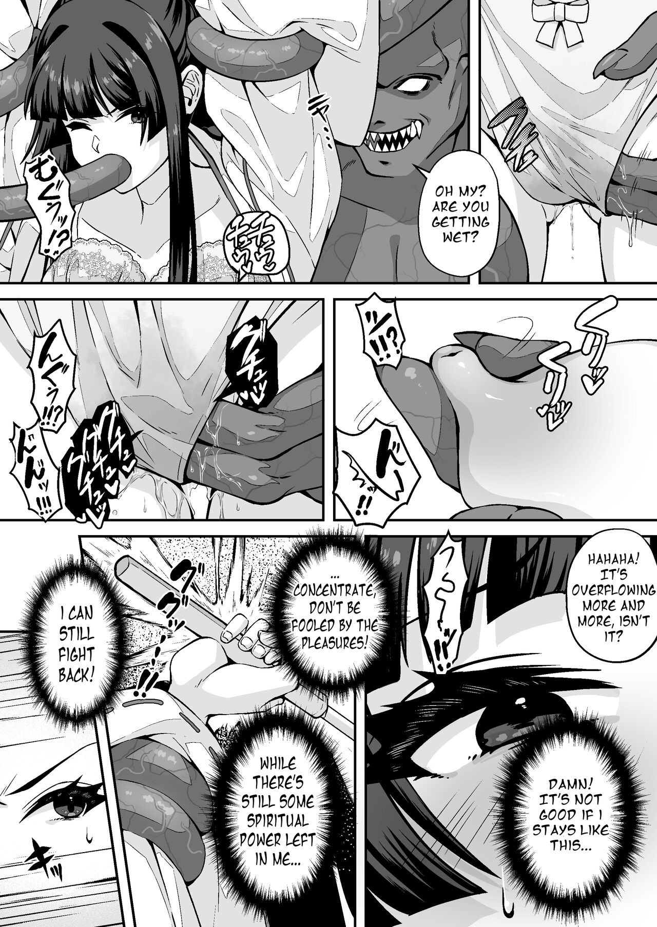 The Master Demon Exorcist Doesn't Succumb to Tentacle Demon page 23