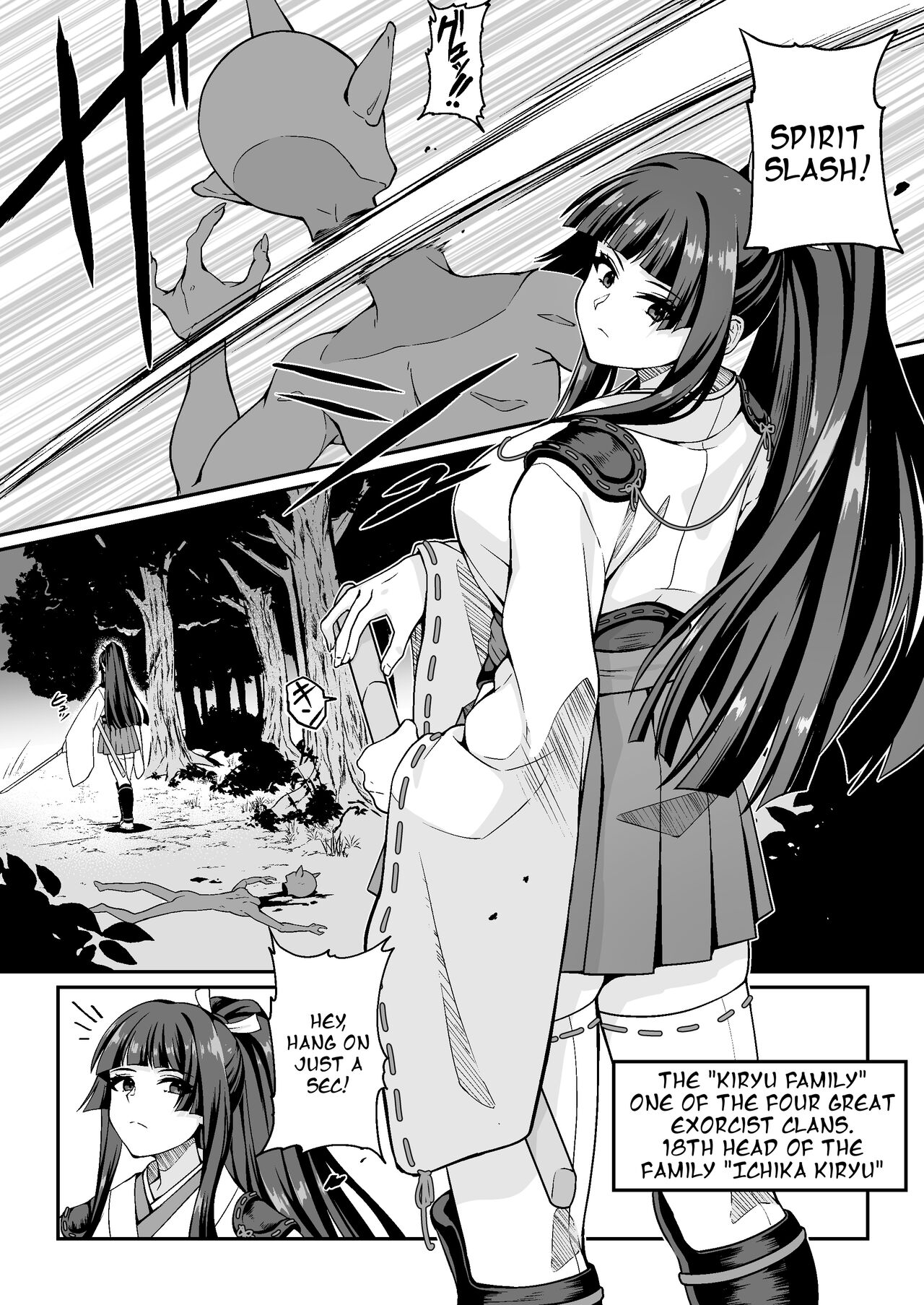 The Master Demon Exorcist Doesn't Succumb to Tentacle Demon page 3