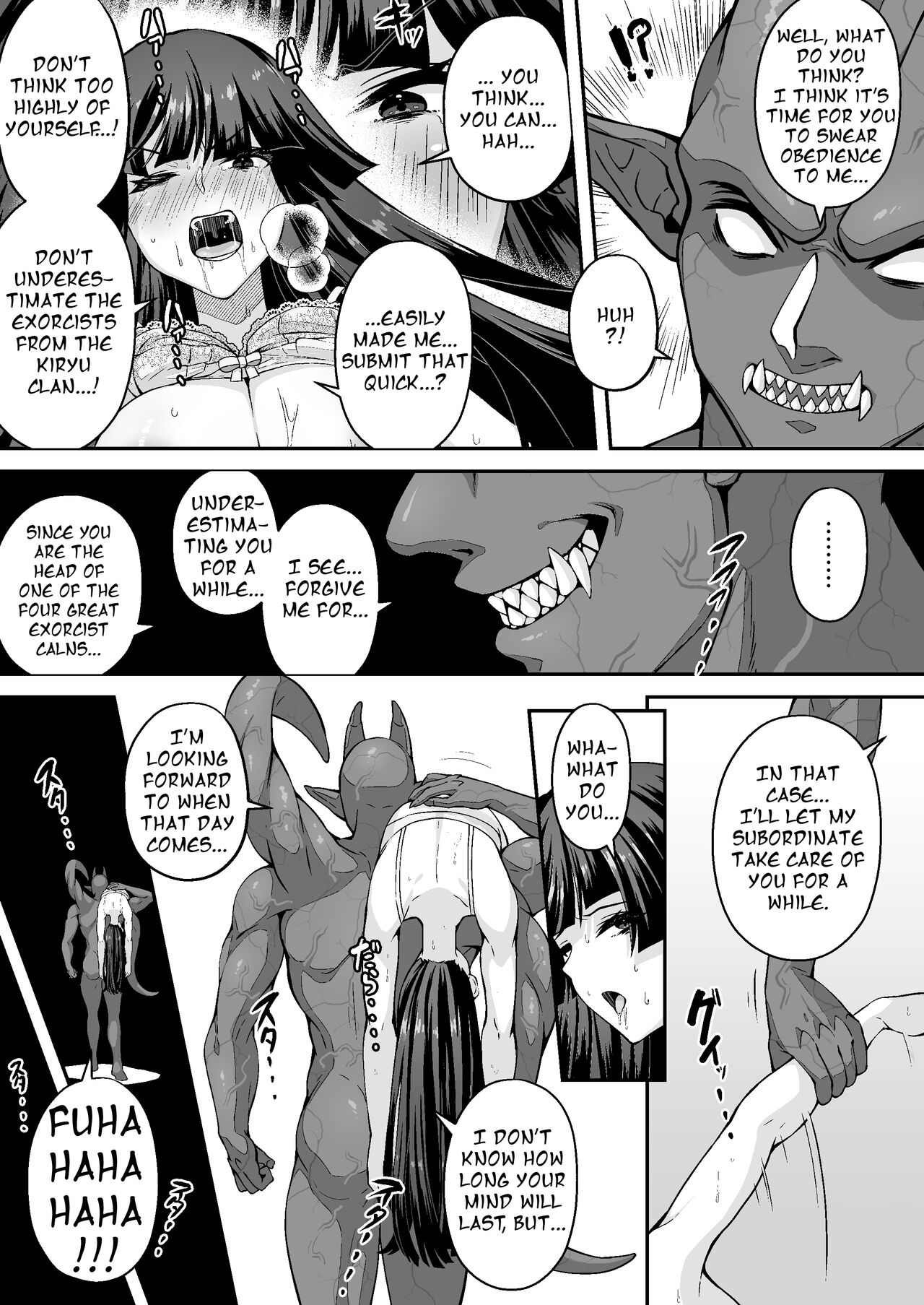 The Master Demon Exorcist Doesn't Succumb to Tentacle Demon page 48