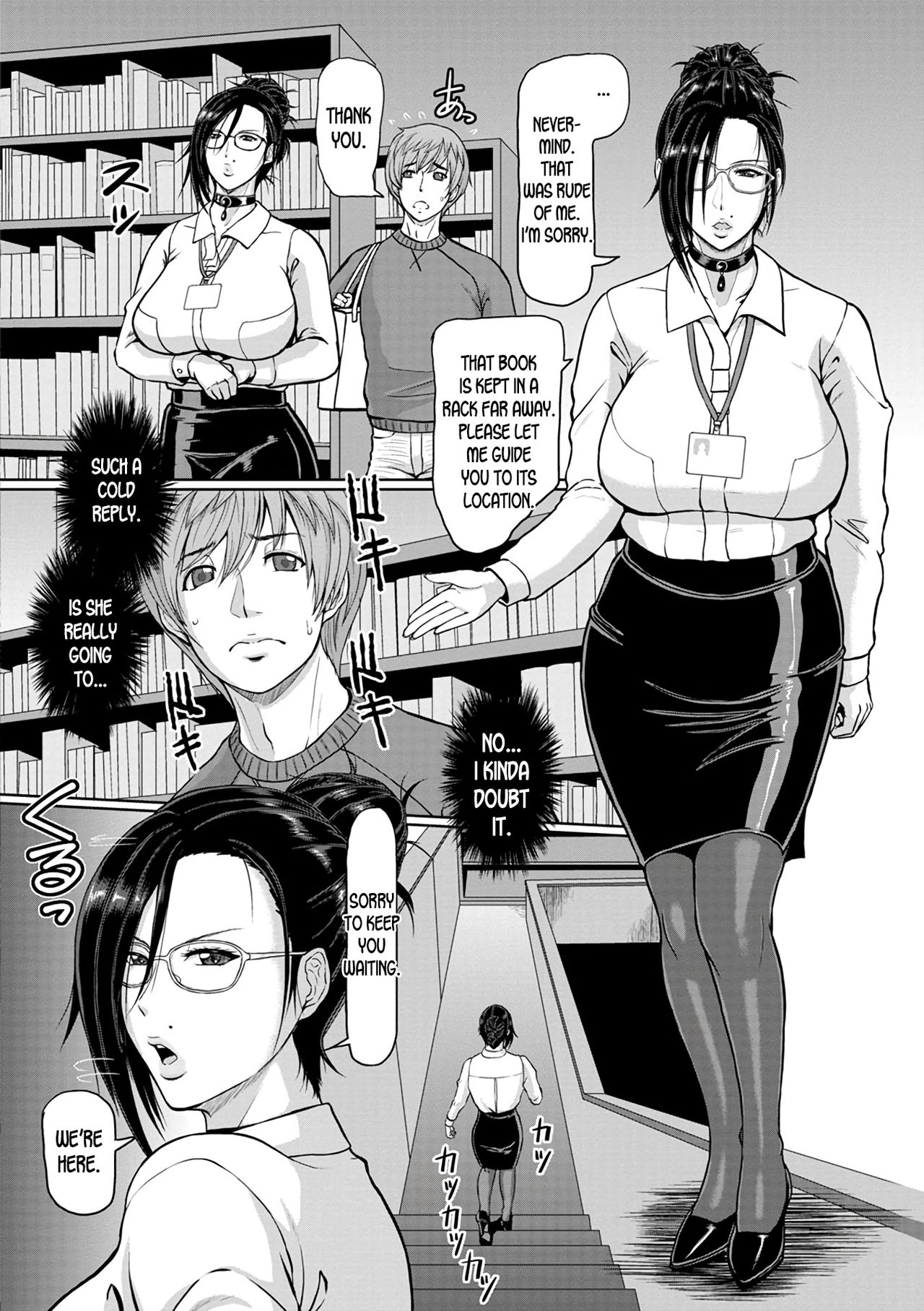 The Mature Pervert Lady in the Library page 2