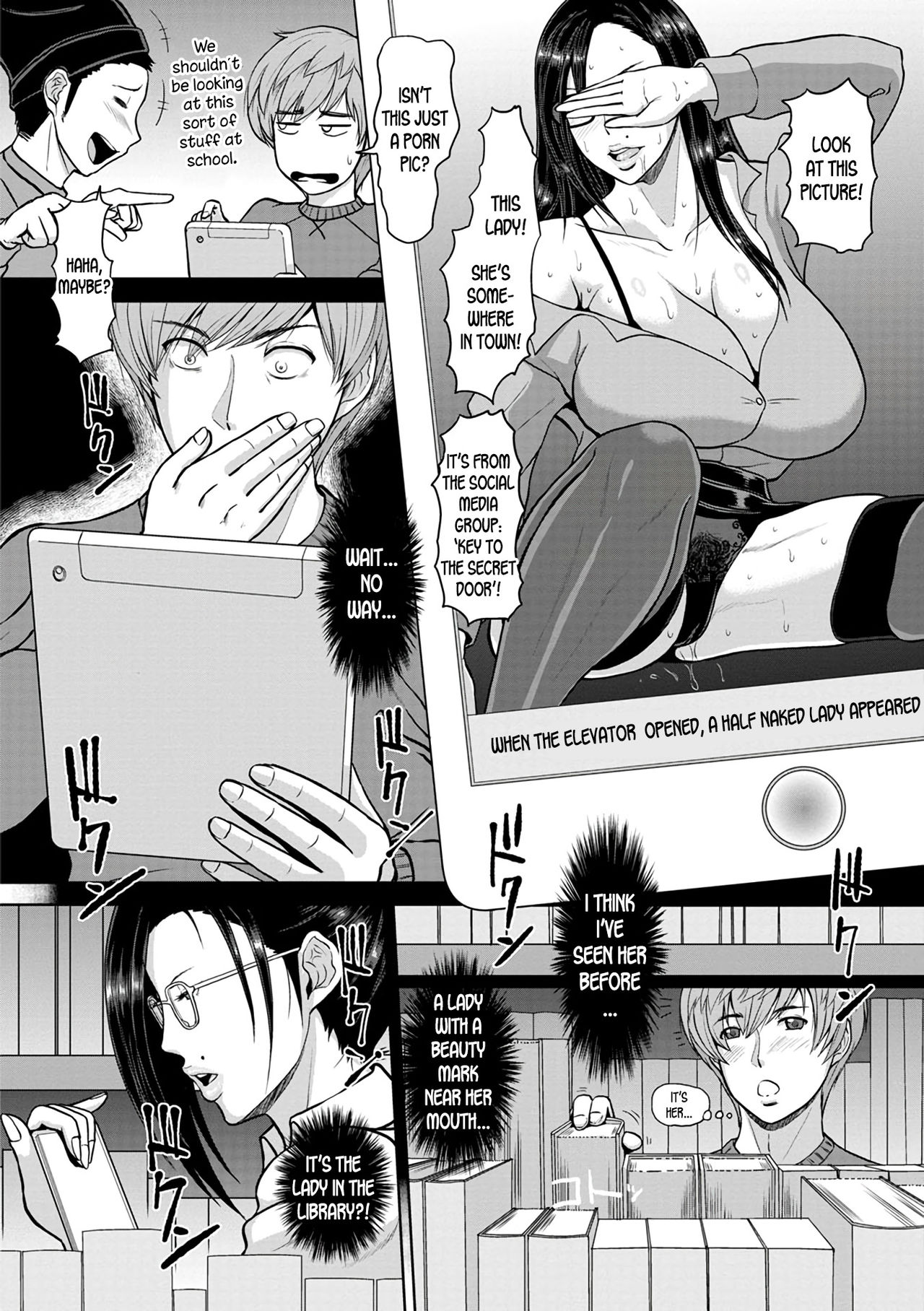The Mature Pervert Lady in the Library page 4
