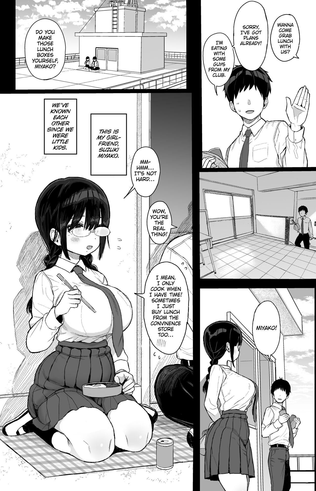 The Mild-Mannered Girlfriend Who Can't Resist page 4