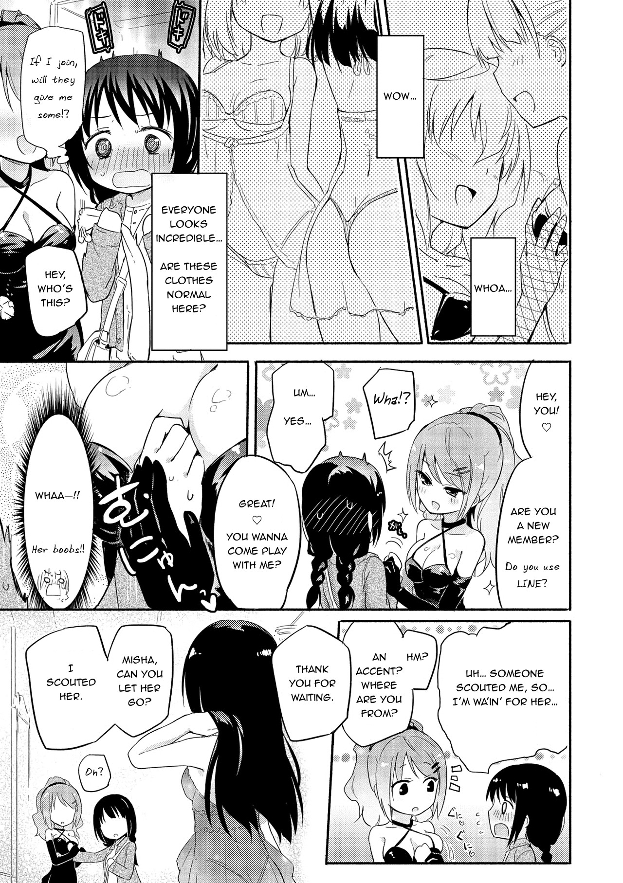 The Momoyuri Academy Secret Soapland Club R page 4