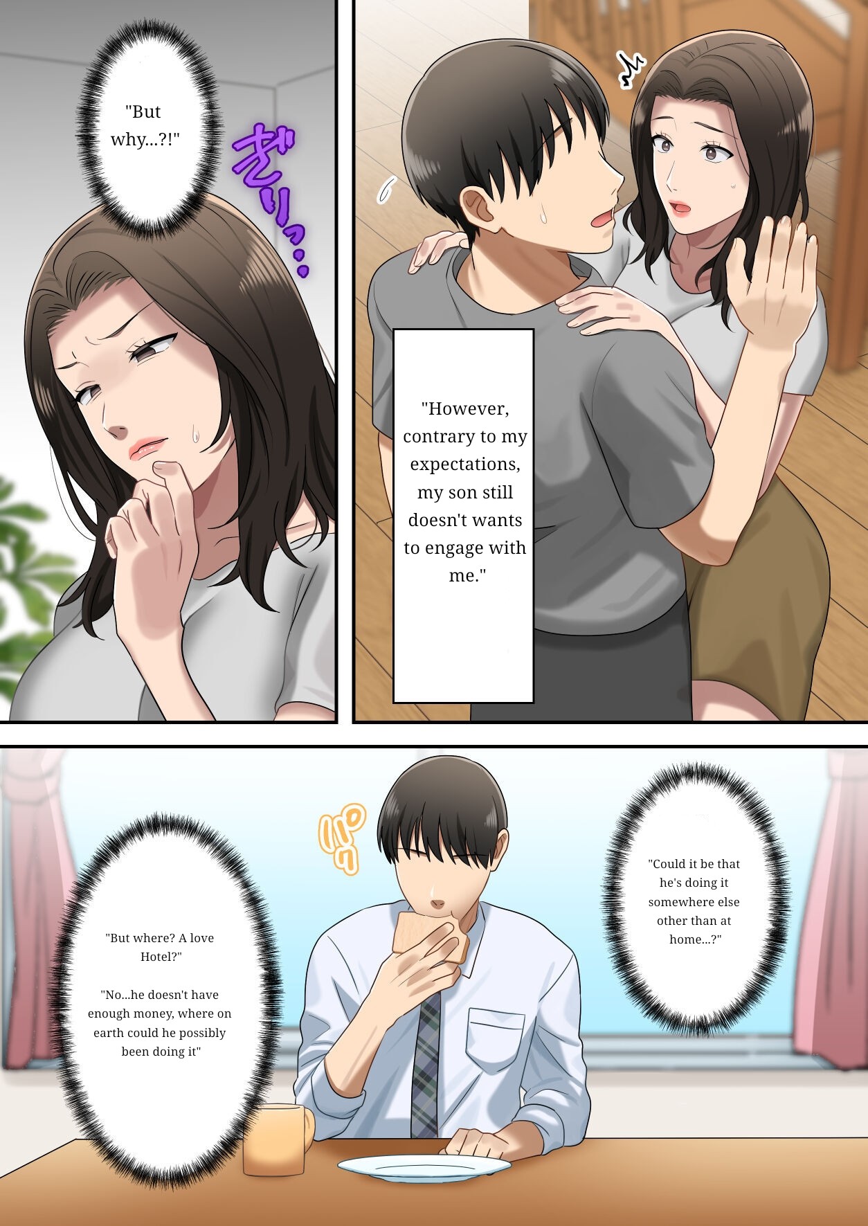 The mother who monopolizes her son. page 71