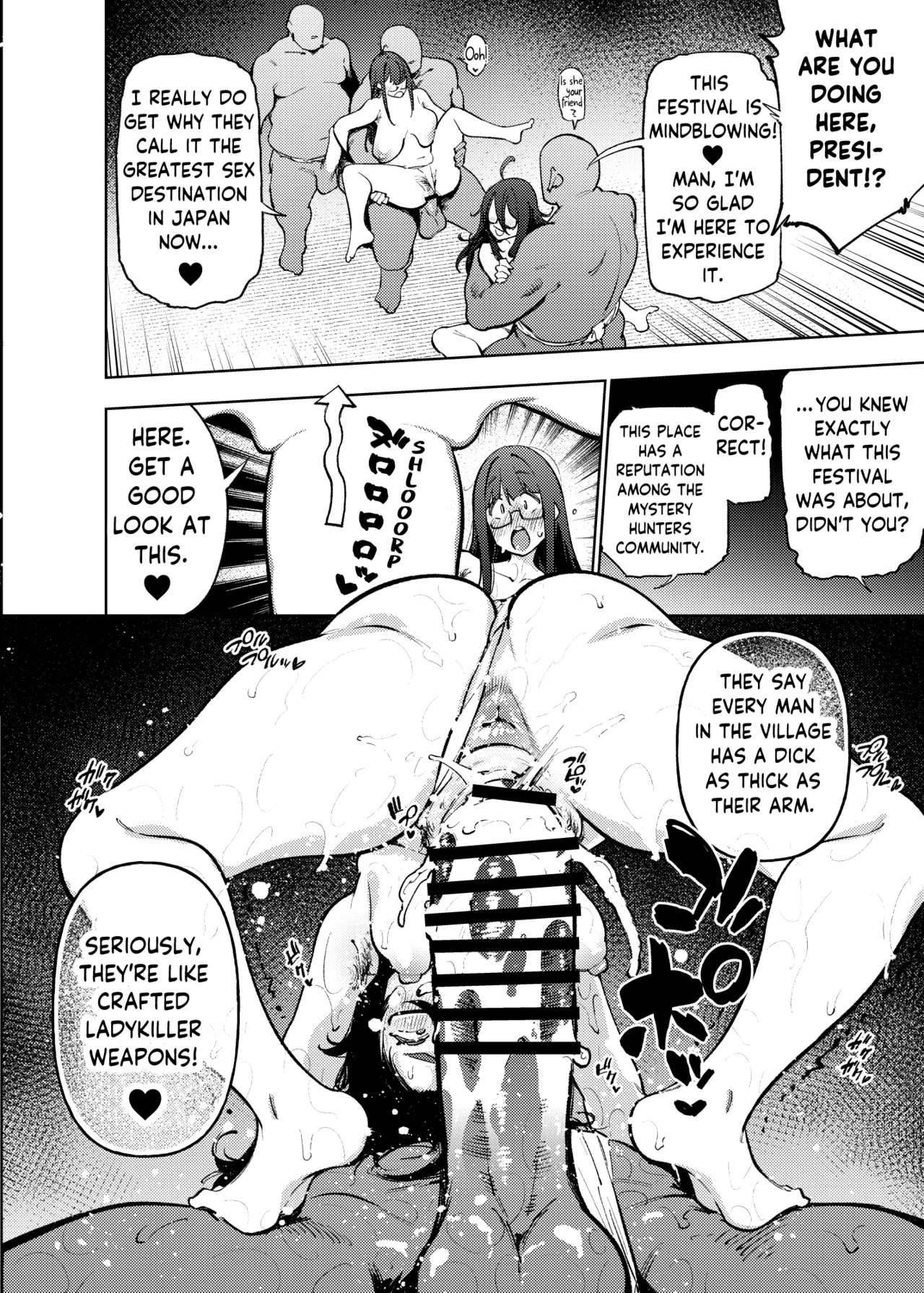 The Mystery Unravelers' Club: Breeding Orgy Field Report from the Fertility Hot Springs page 23