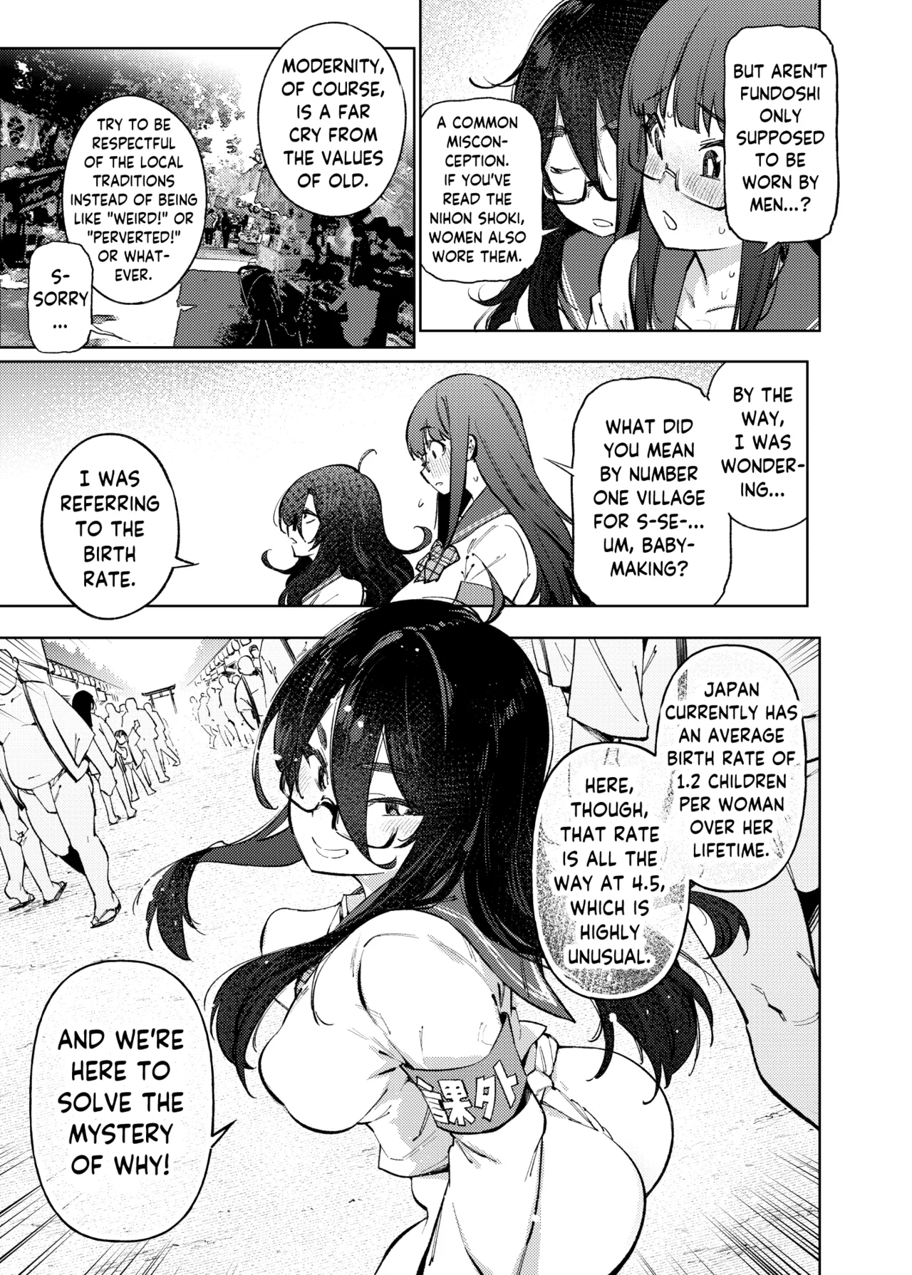The Mystery Unravelers' Club: Breeding Orgy Field Report from the Fertility Hot Springs page 8