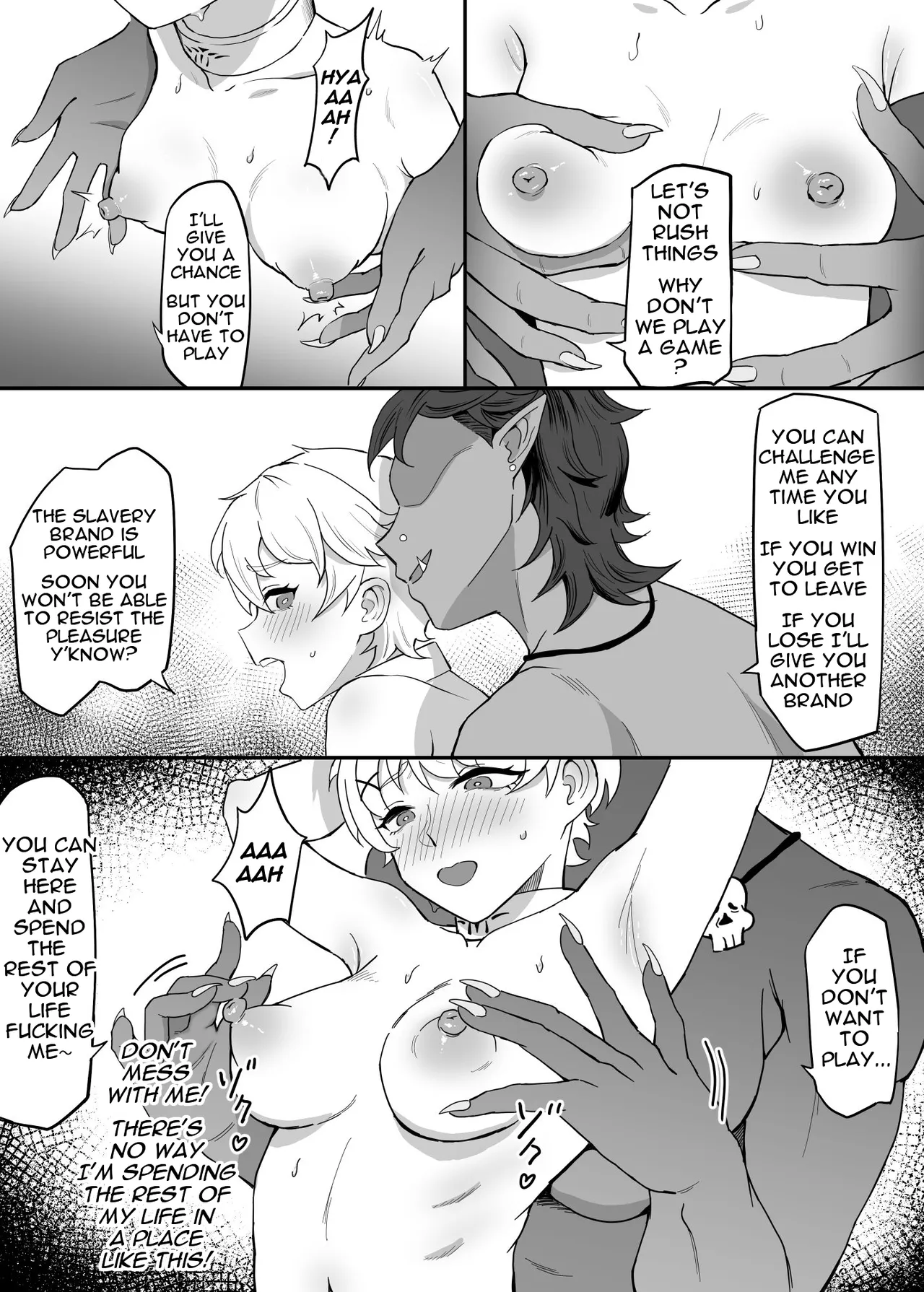 The Naive Rookie Village Girl Adventurer ～Trained in a Cave to be a Female Futa Goblin's Cumdump～ page 15