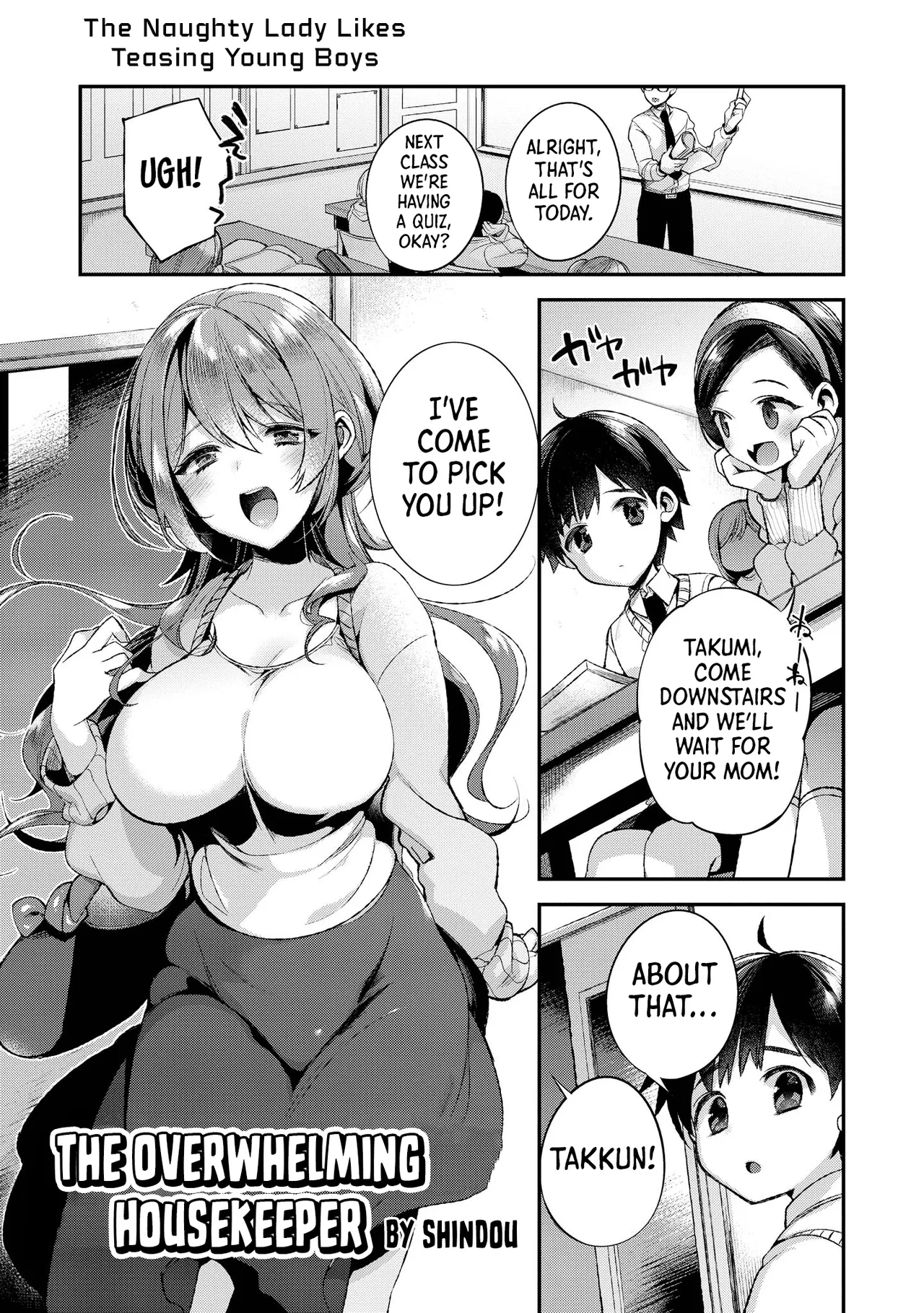 The Naughty Lady Likes Teasing Young Boys page 3