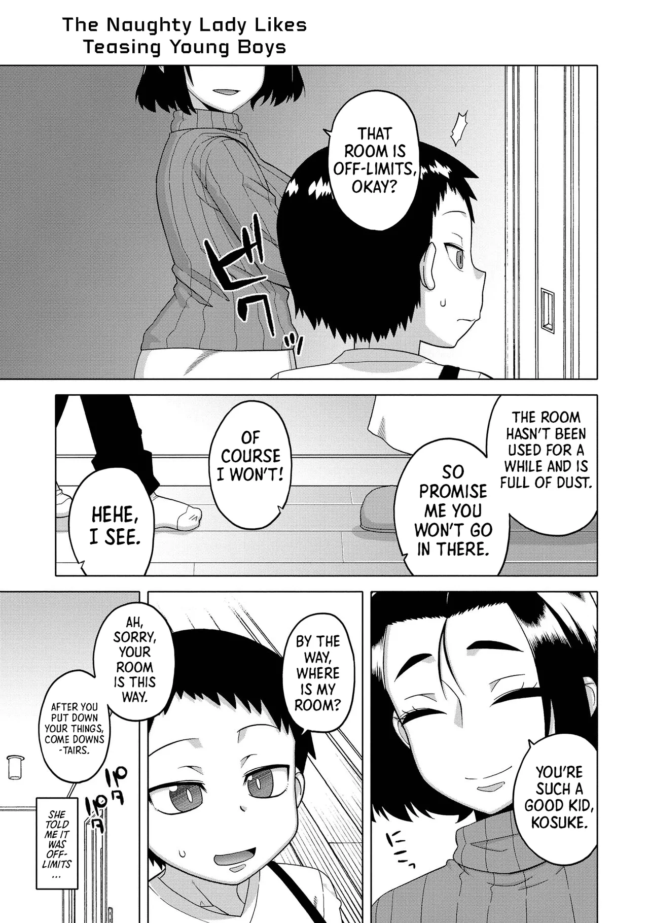 The Naughty Lady Likes Teasing Young Boys page 57