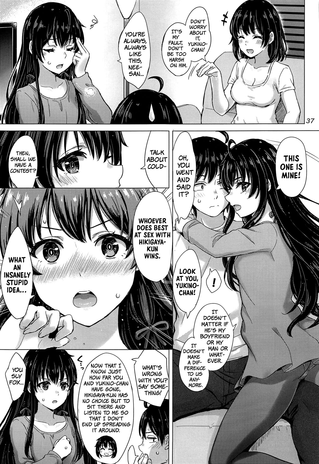 The Naughty Secrets of the Yukinoshita Sisters. page 36