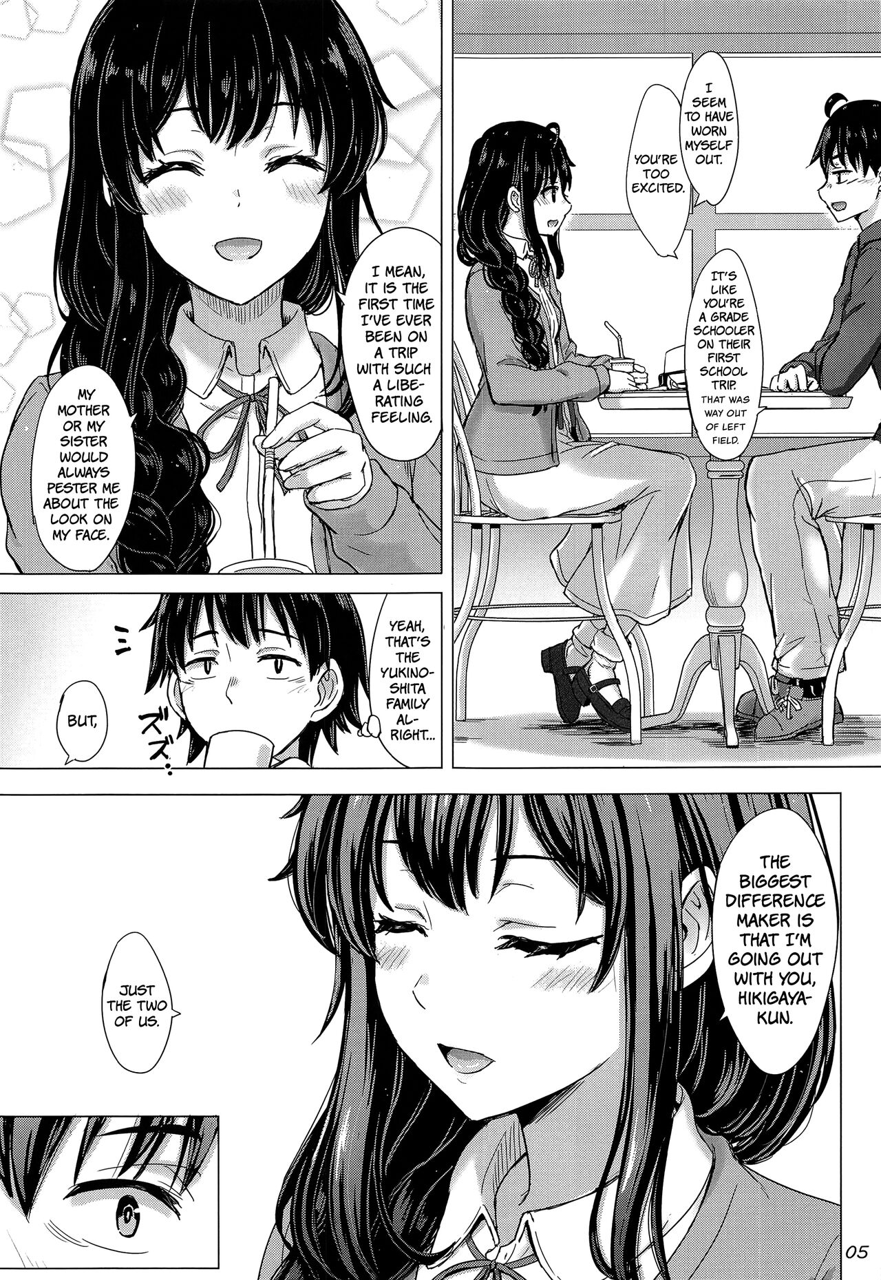 The Naughty Secrets of the Yukinoshita Sisters. page 4