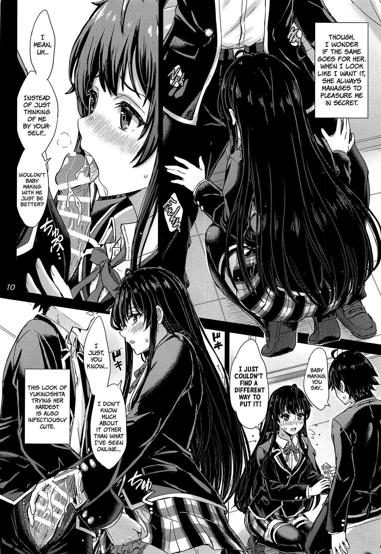 The Naughty Secrets of the Yukinoshita Sisters. page 9