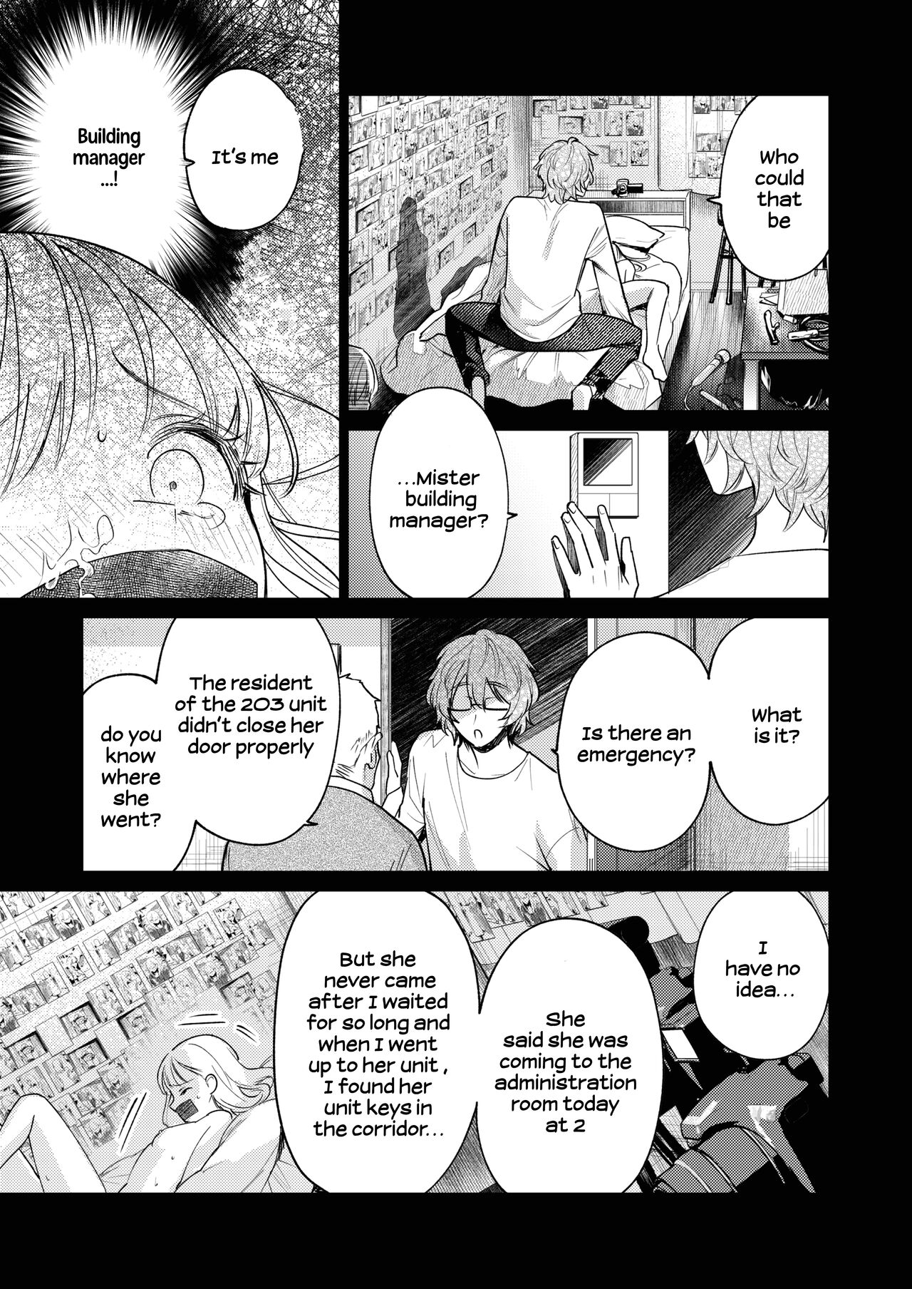 The Neighbor in Room 203 Disappeared Leaving a Key Behind. page 58