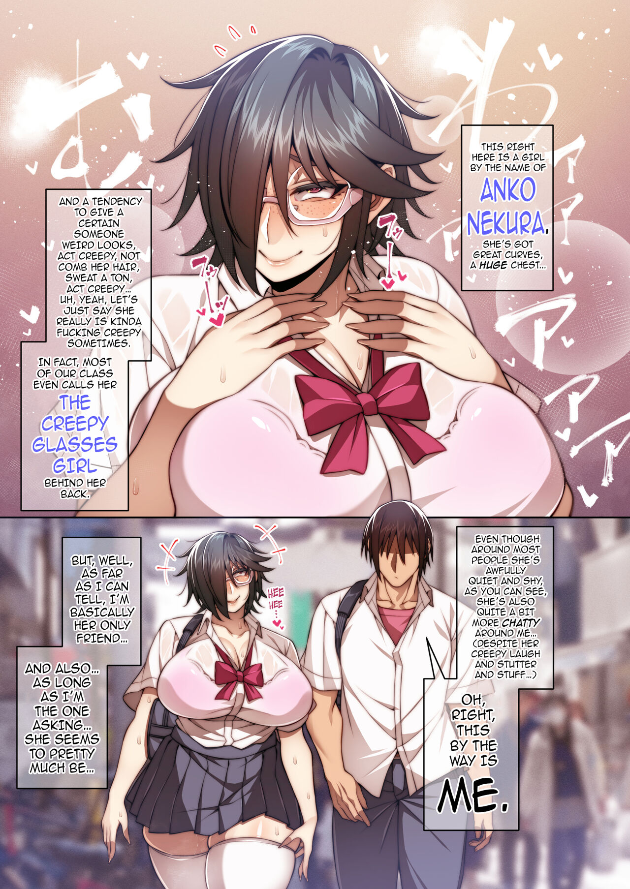 The Nymphos Up for Anything - Creepy Glasses Chapter page 2