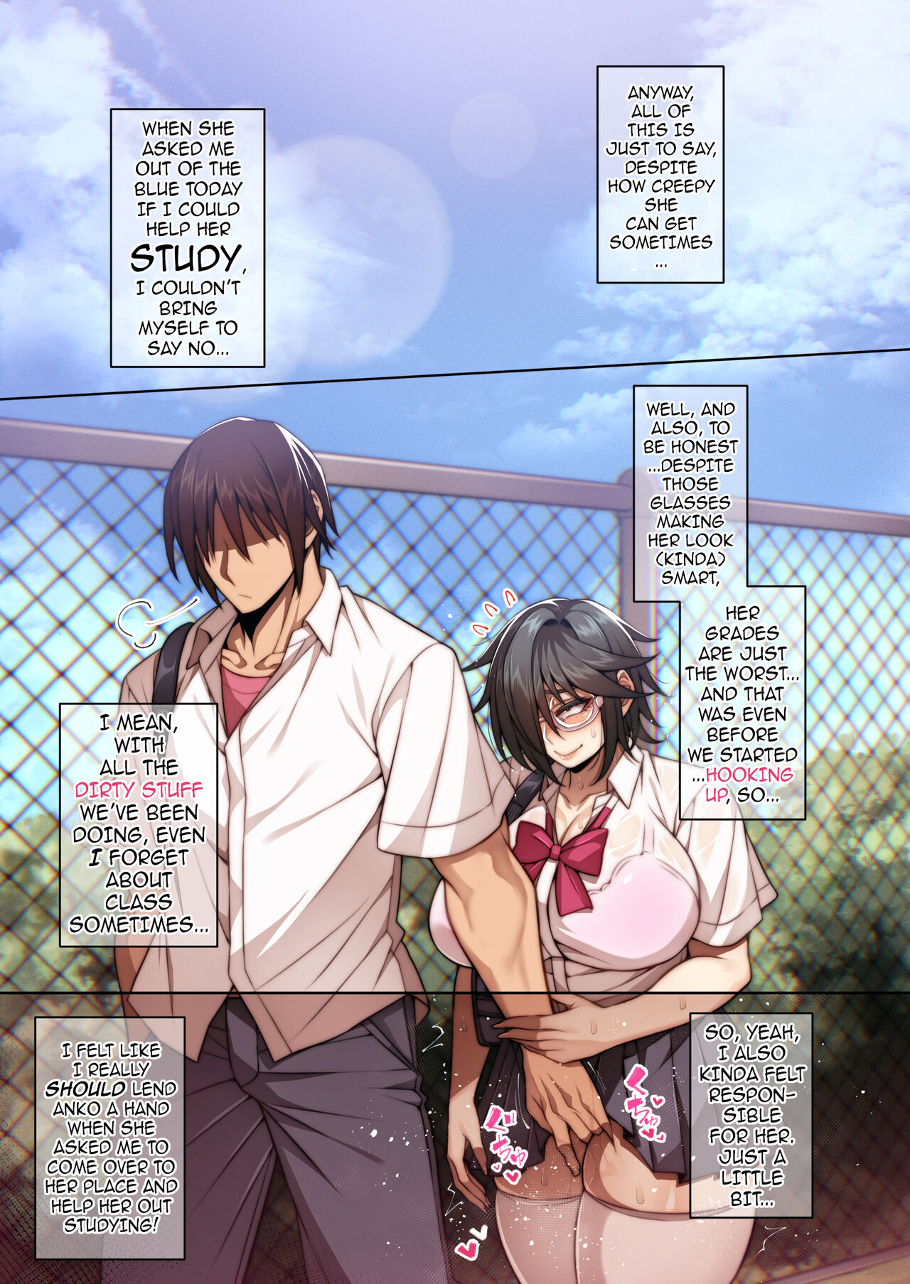 The Nymphos Up for Anything - Creepy Glasses Chapter page 6