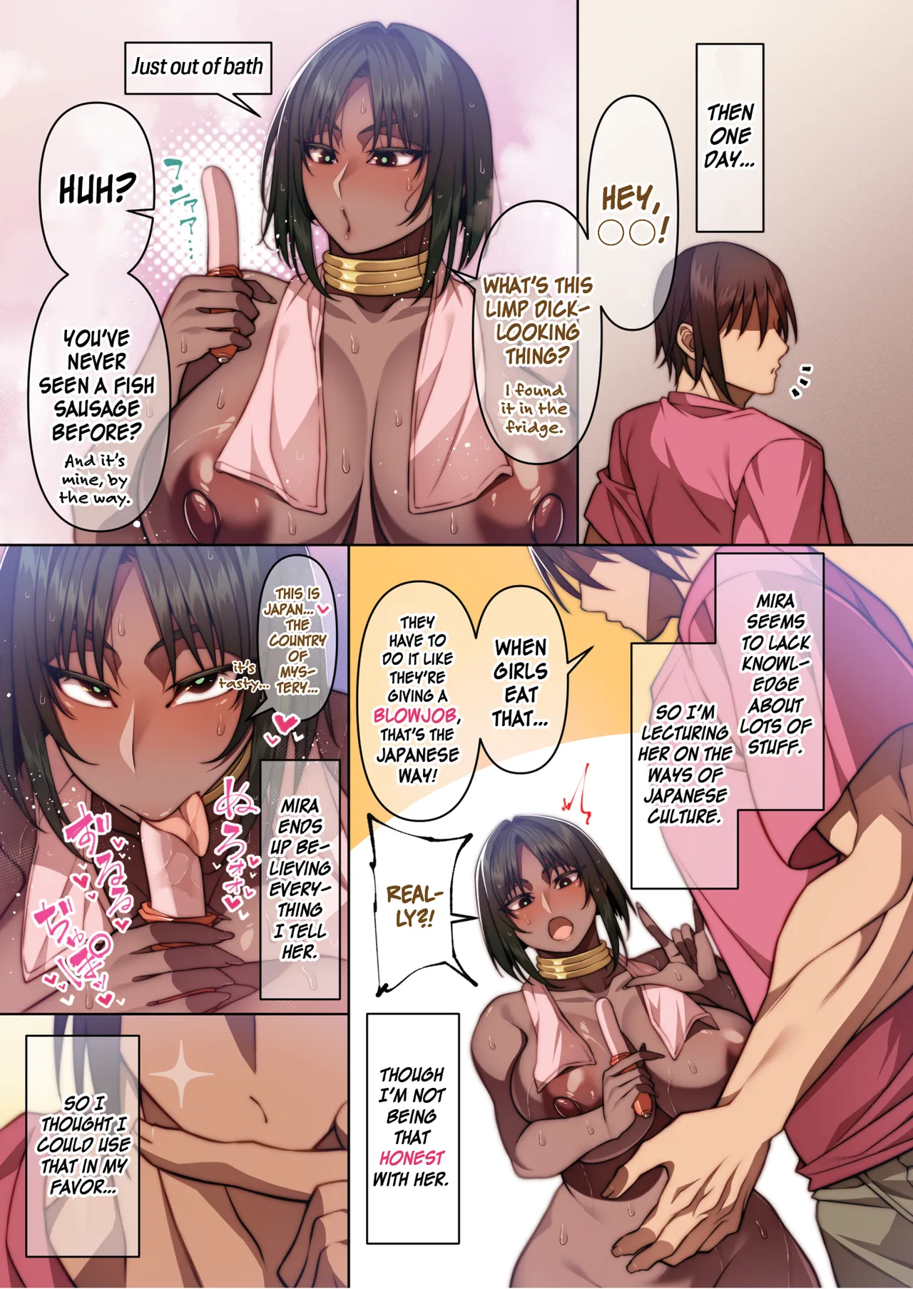 The Nymphos Who’re Up for Anything ♀ The Big Hearted Overseas Transfer Student page 6