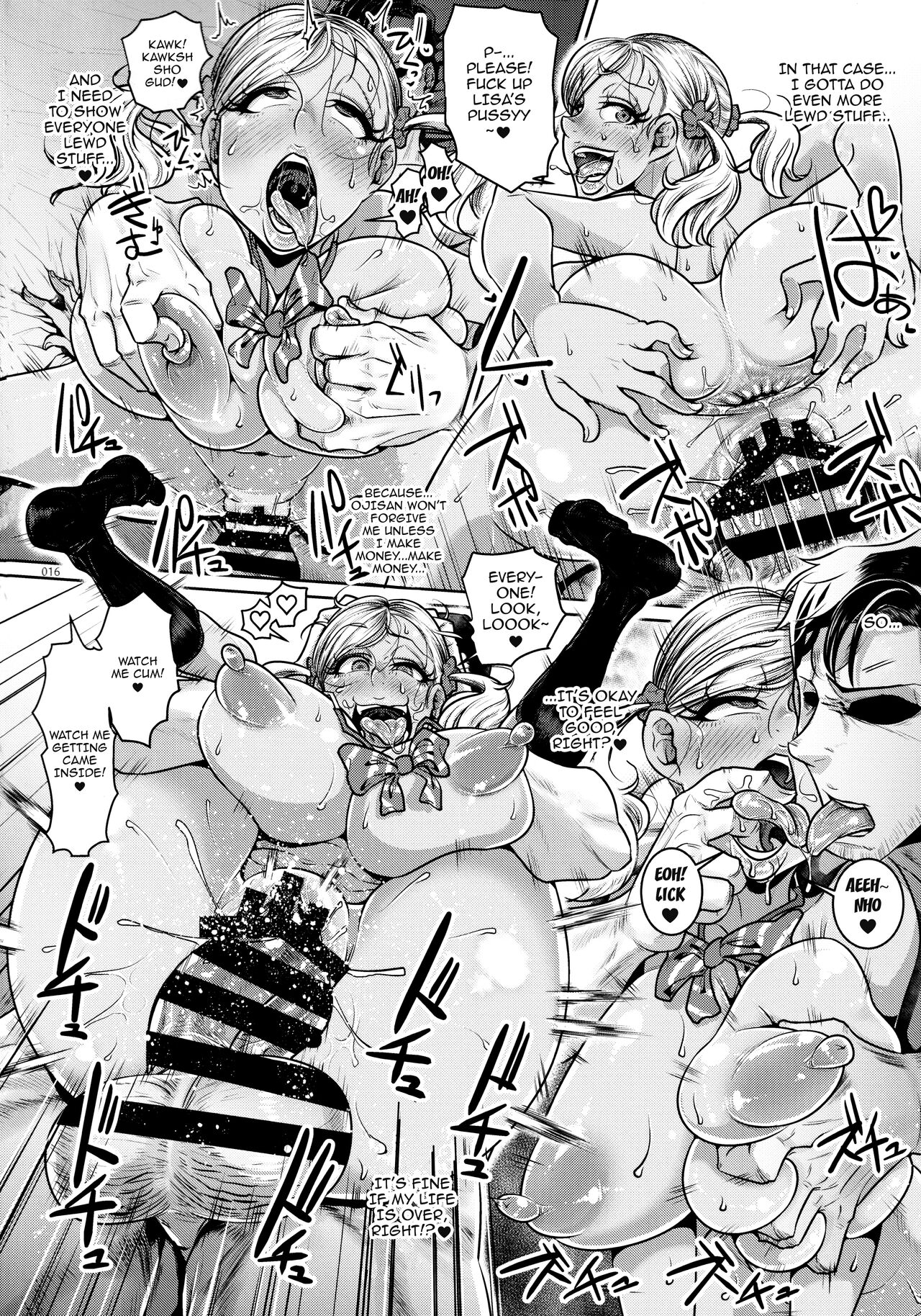 The Old Man Striving to Change the World VS The Black Highschool Gyaru That Falsely Accuses People as Molesters page 15