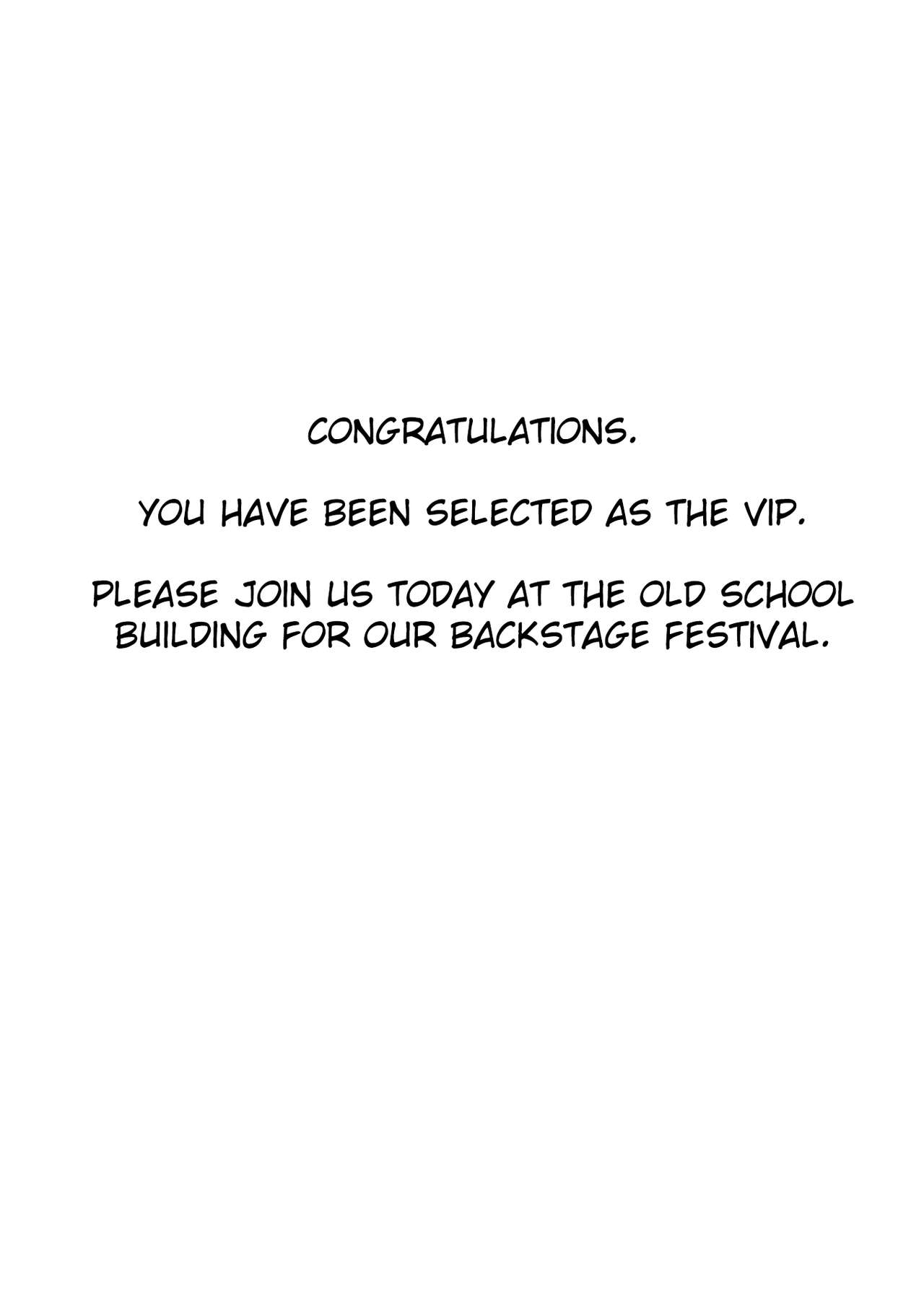 The Old School Building's Backstage Festival #3 Sunday Edition: All Of You Will Be My Meat Urinals Forever page 4
