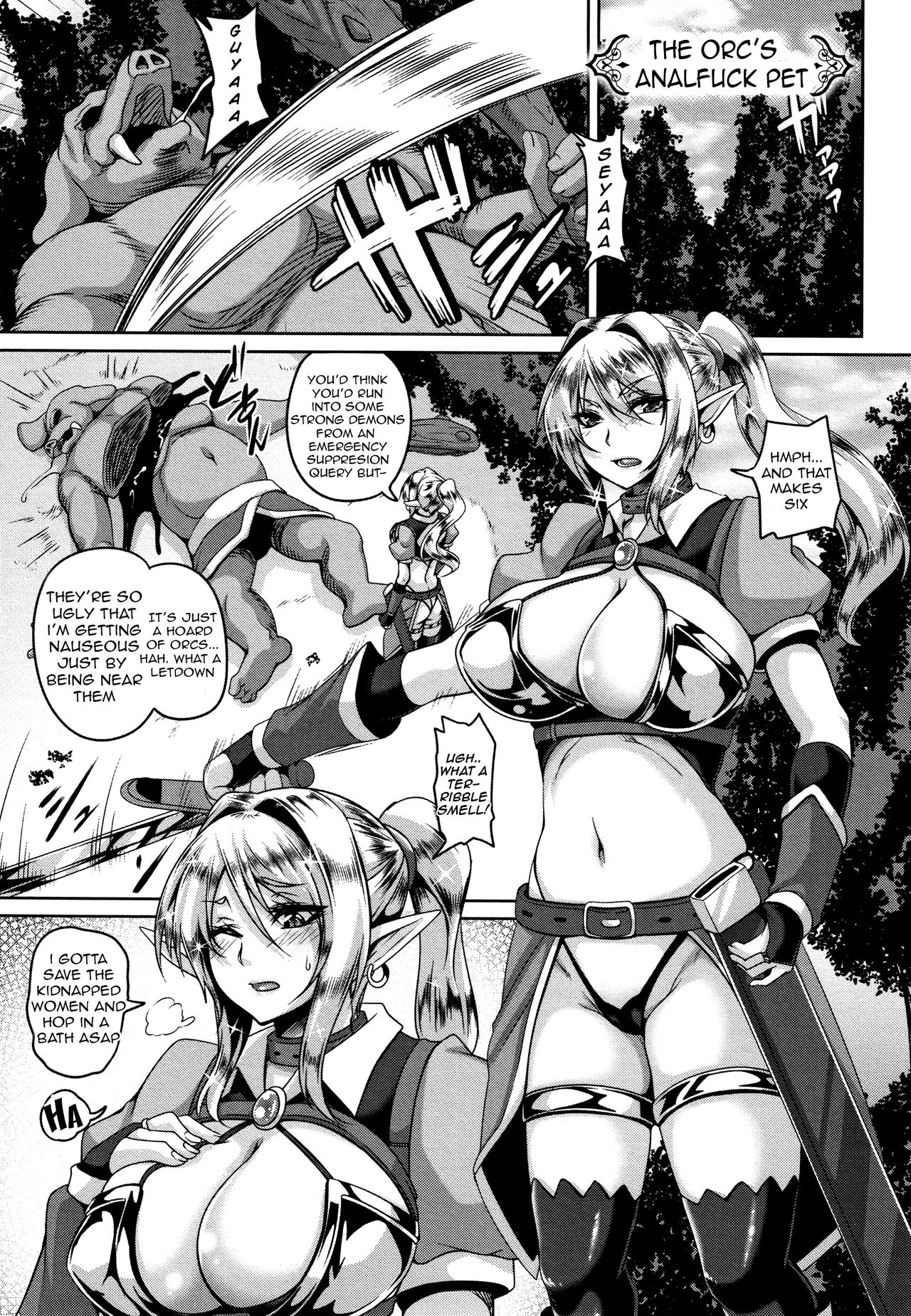 The Orc's Analfuck Pet page 1