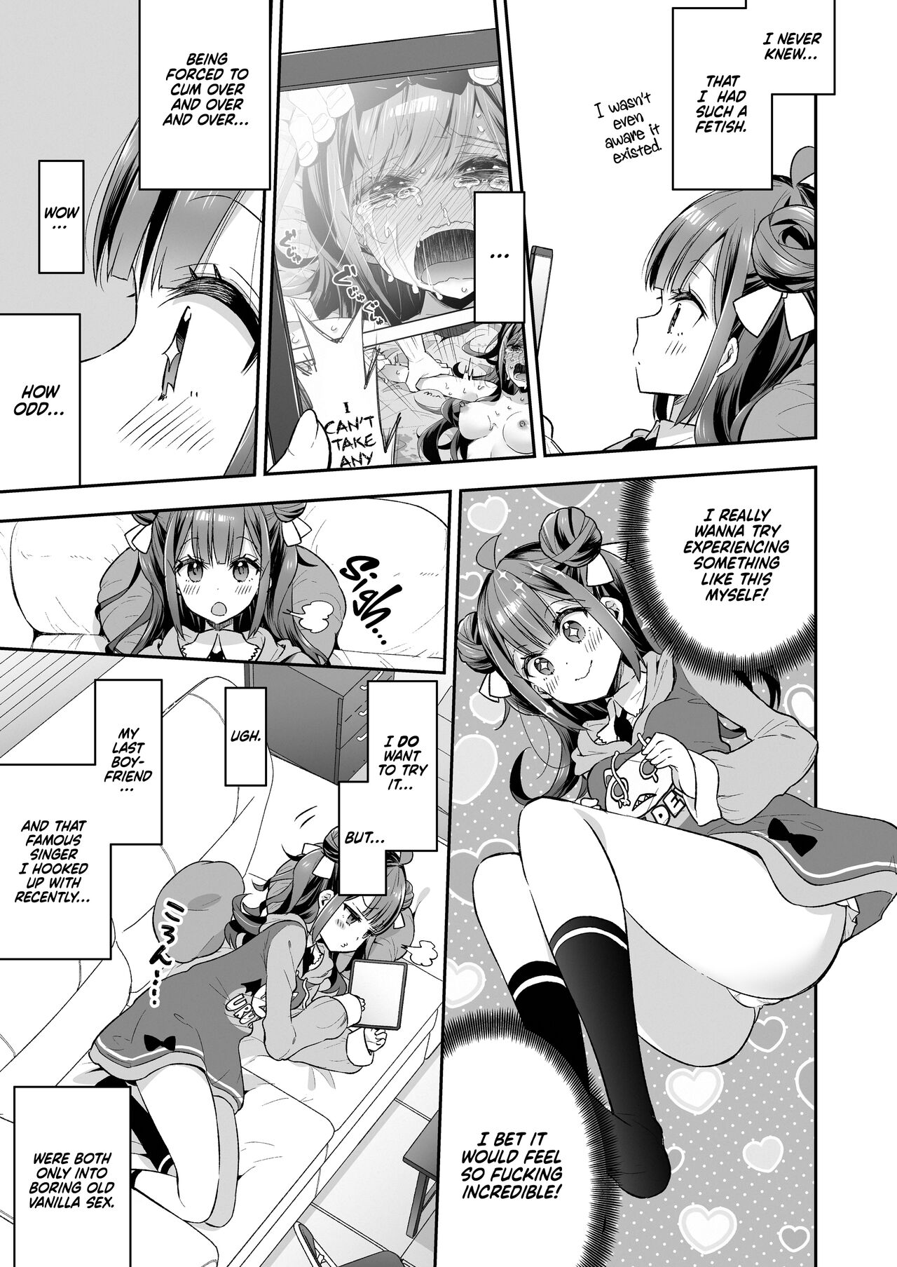 The Orgasm Princess Can't Take Another Bite! page 9