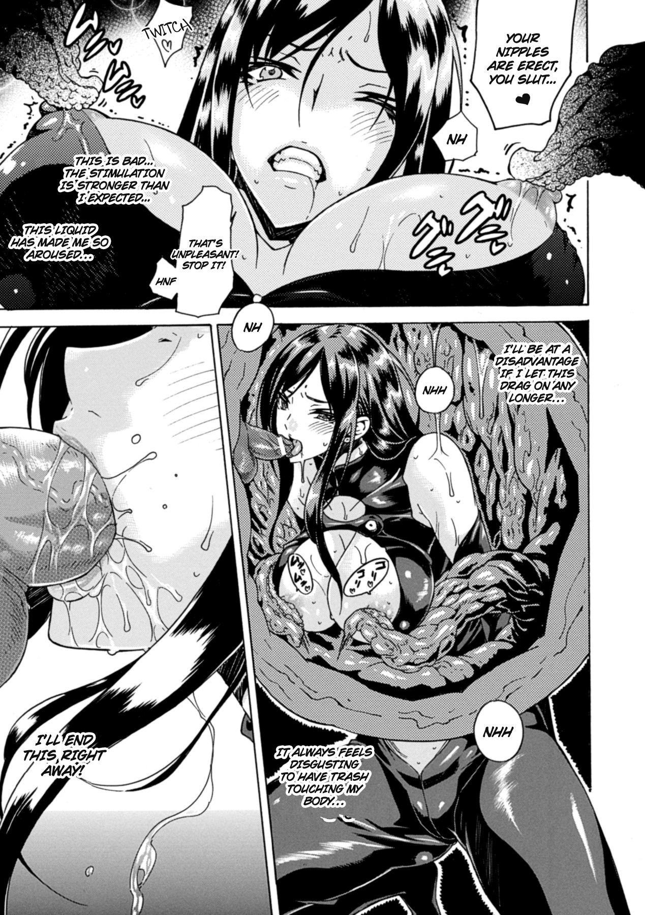 The Orgasmic Hell of Being Swallowed Whole - Heroines Preyed On by Monsters Vol. 1 [English] =Ero Manga Girls + Rinruririn= page 12