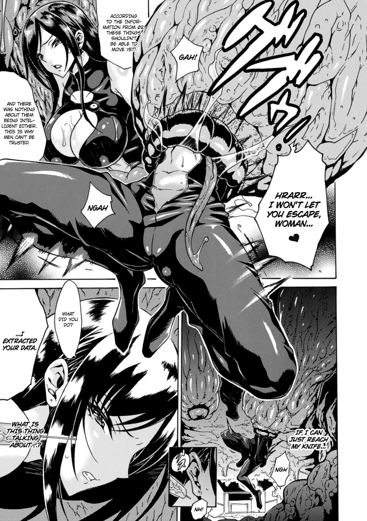 The Orgasmic Hell of Being Swallowed Whole - Heroines Preyed On by Monsters Vol. 1 [English] =Ero Manga Girls + Rinruririn= page 8