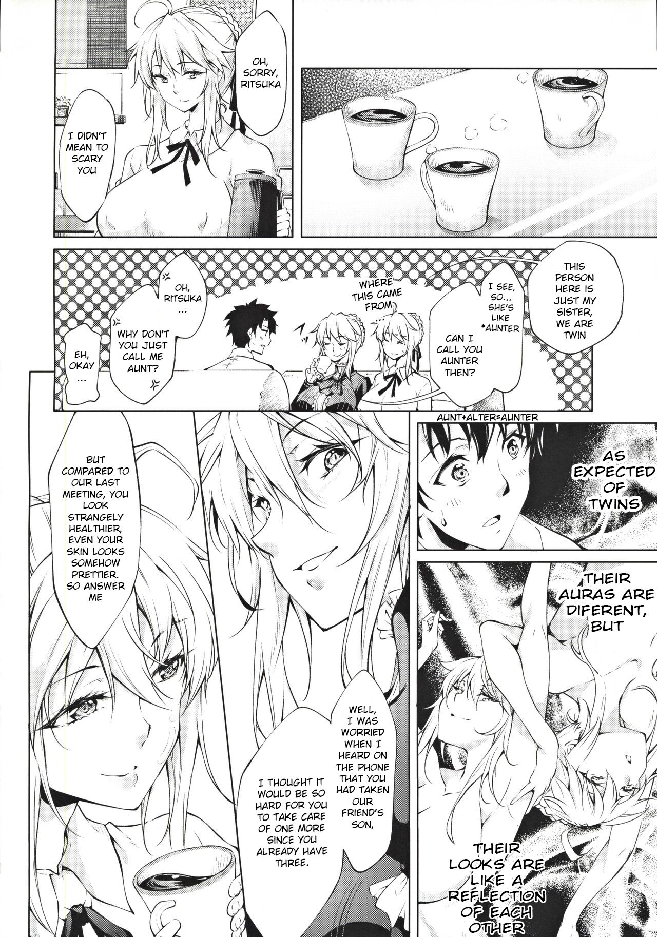 The Pendragon twin sisters' sexual situation page 5