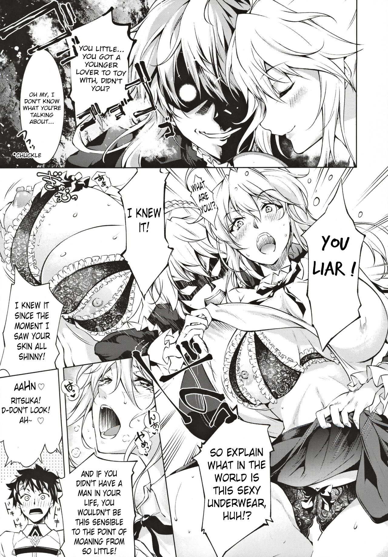 The Pendragon twin sisters' sexual situation page 6