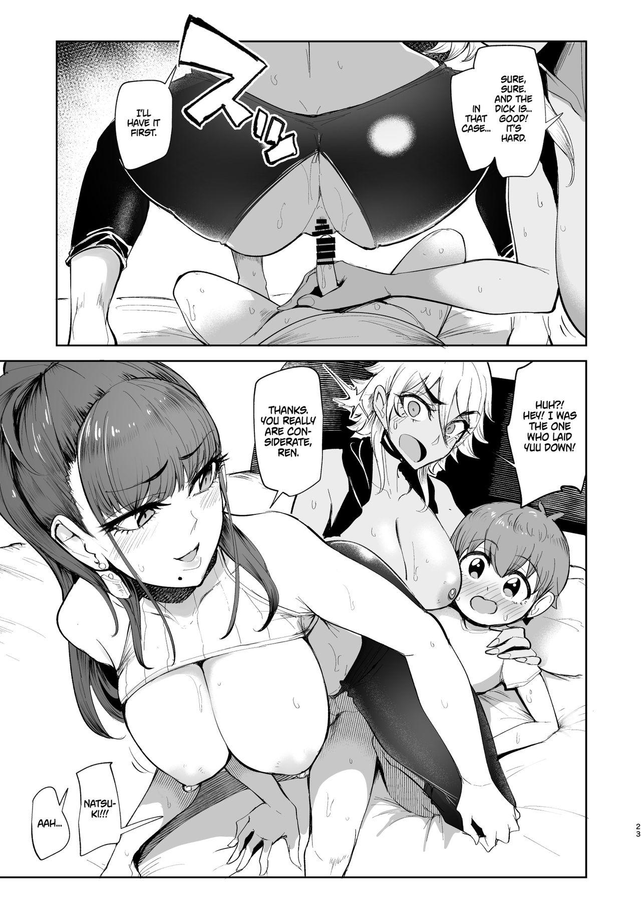 The Place I Stayed Over at Belonged to Perverted Gyaru Onee-chans page 22