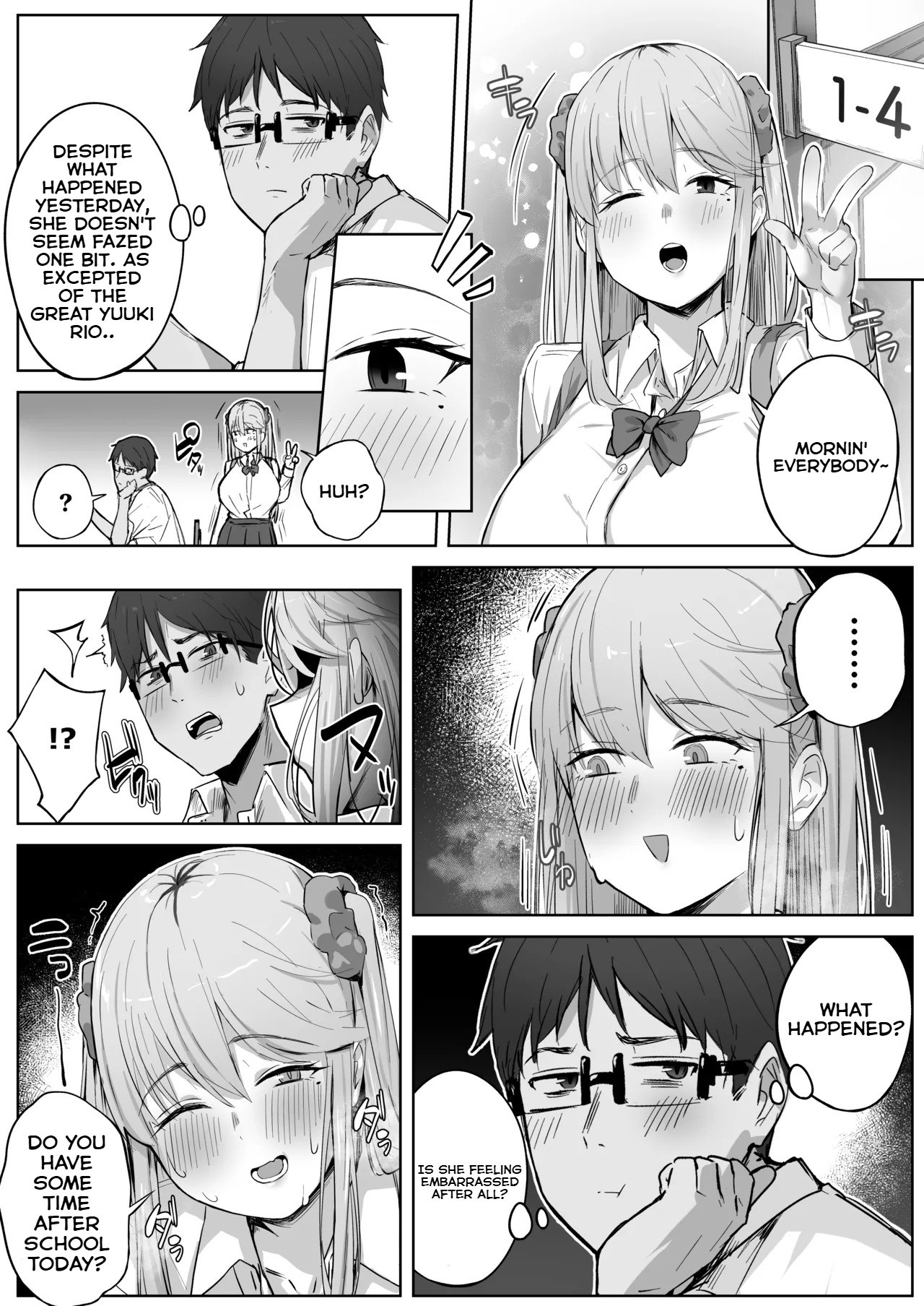 The popular gal in my class had a wetting and inverted nipple complex. page 14