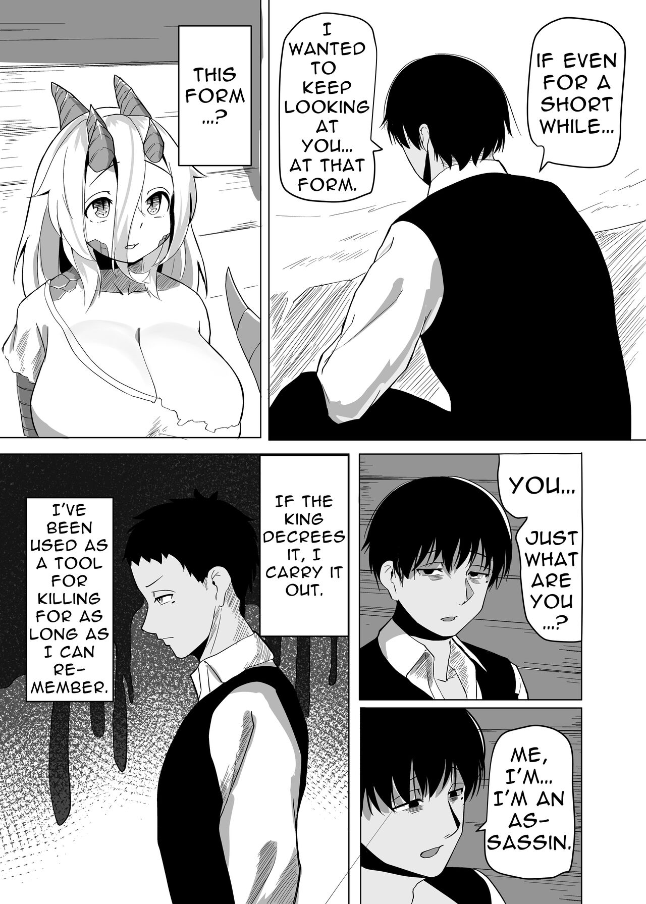 The Pure Love Pleasure of a Persecuted Dragon Girl and an Assassin at His Limit page 12