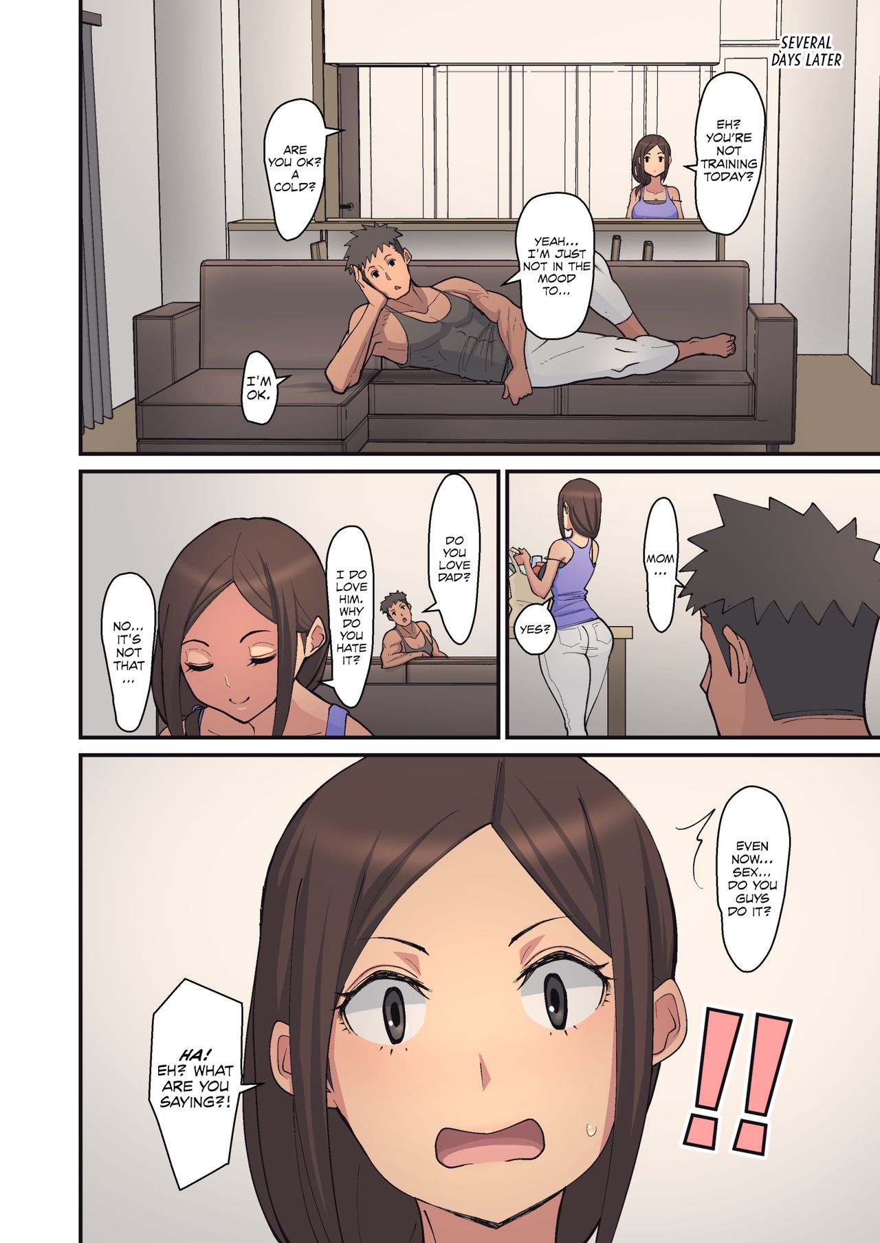The Reason She Turned From a Mother to a Perverted Mother page 8