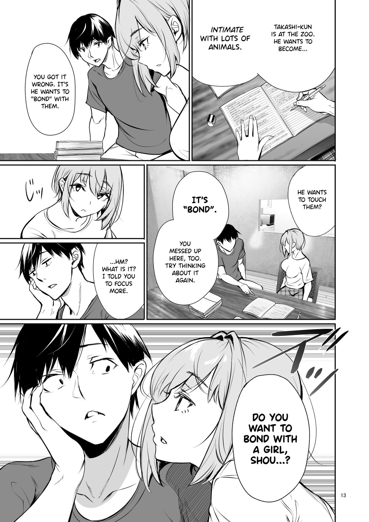 The Reason Why a German Girl Takes a Bath Together With Me on Her Homestay page 13