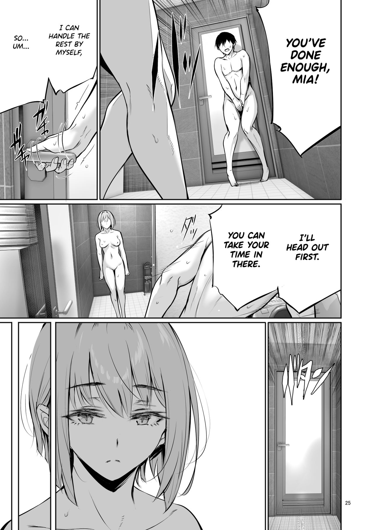 The Reason Why a German Girl Takes a Bath Together With Me on Her Homestay page 25
