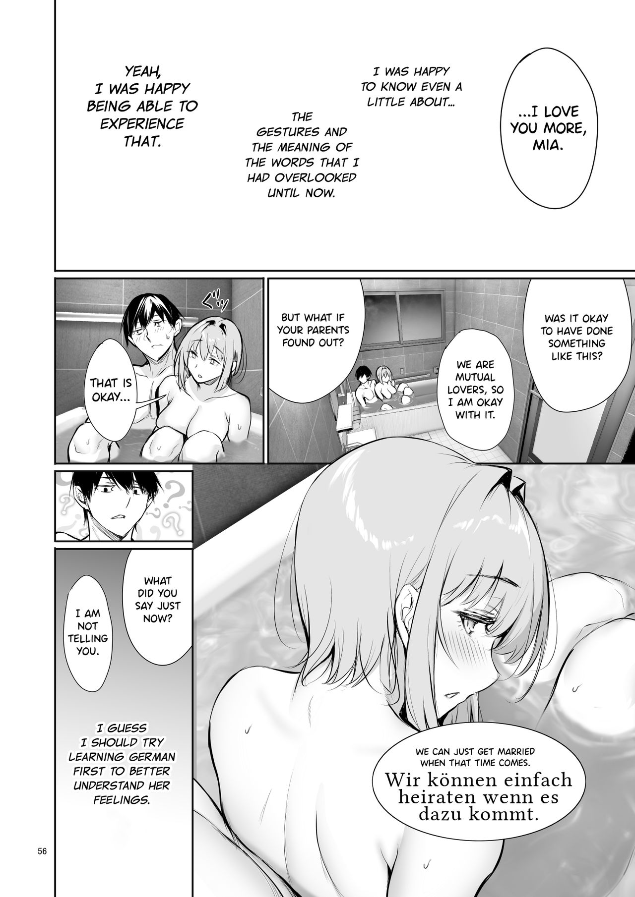 The Reason Why a German Girl Takes a Bath Together With Me on Her Homestay page 56