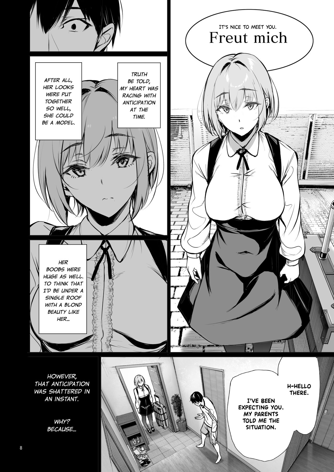 The Reason Why a German Girl Takes a Bath Together With Me on Her Homestay page 8