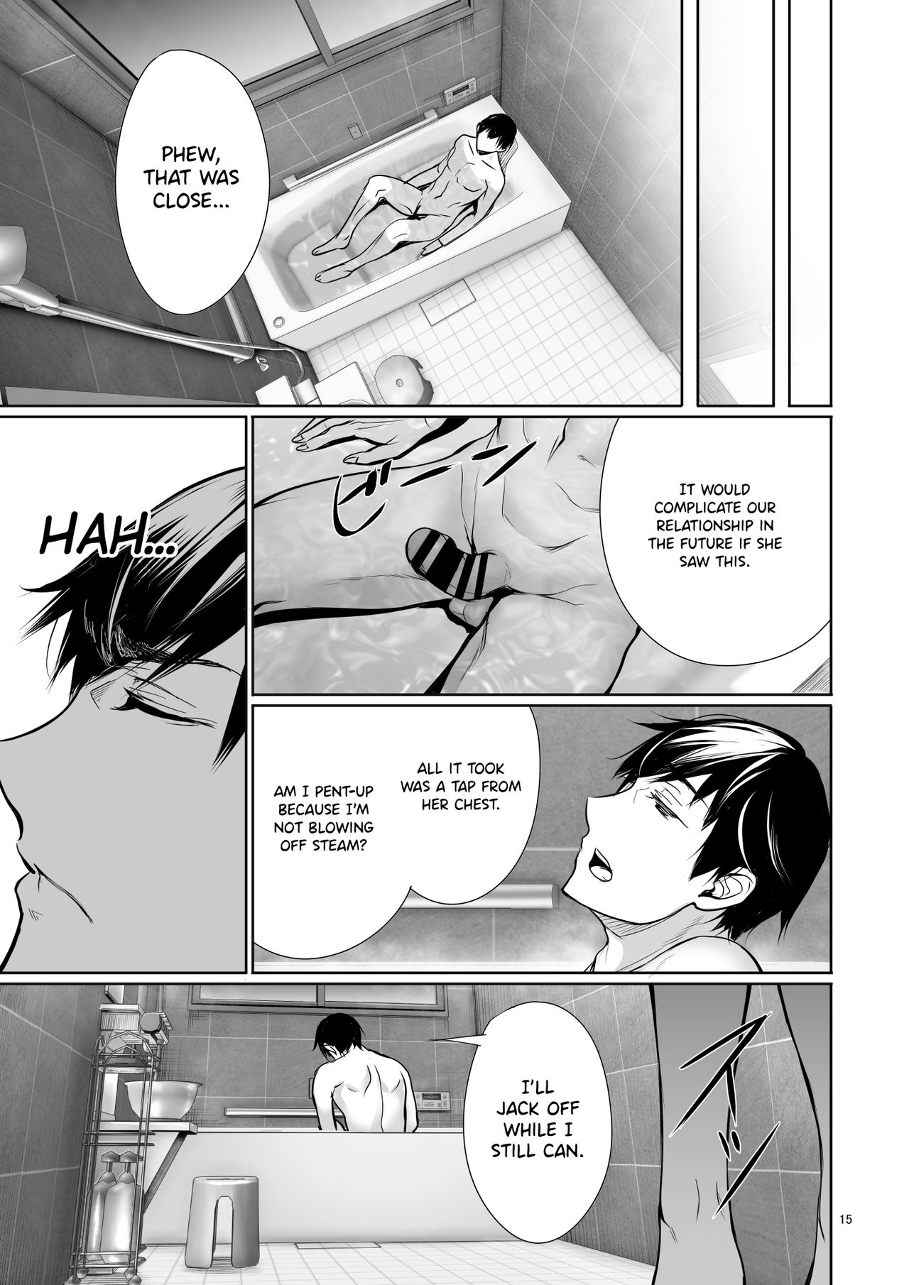 The Reason Why a German Girl Takes a Bath Together With Me on Her Homestay page 15