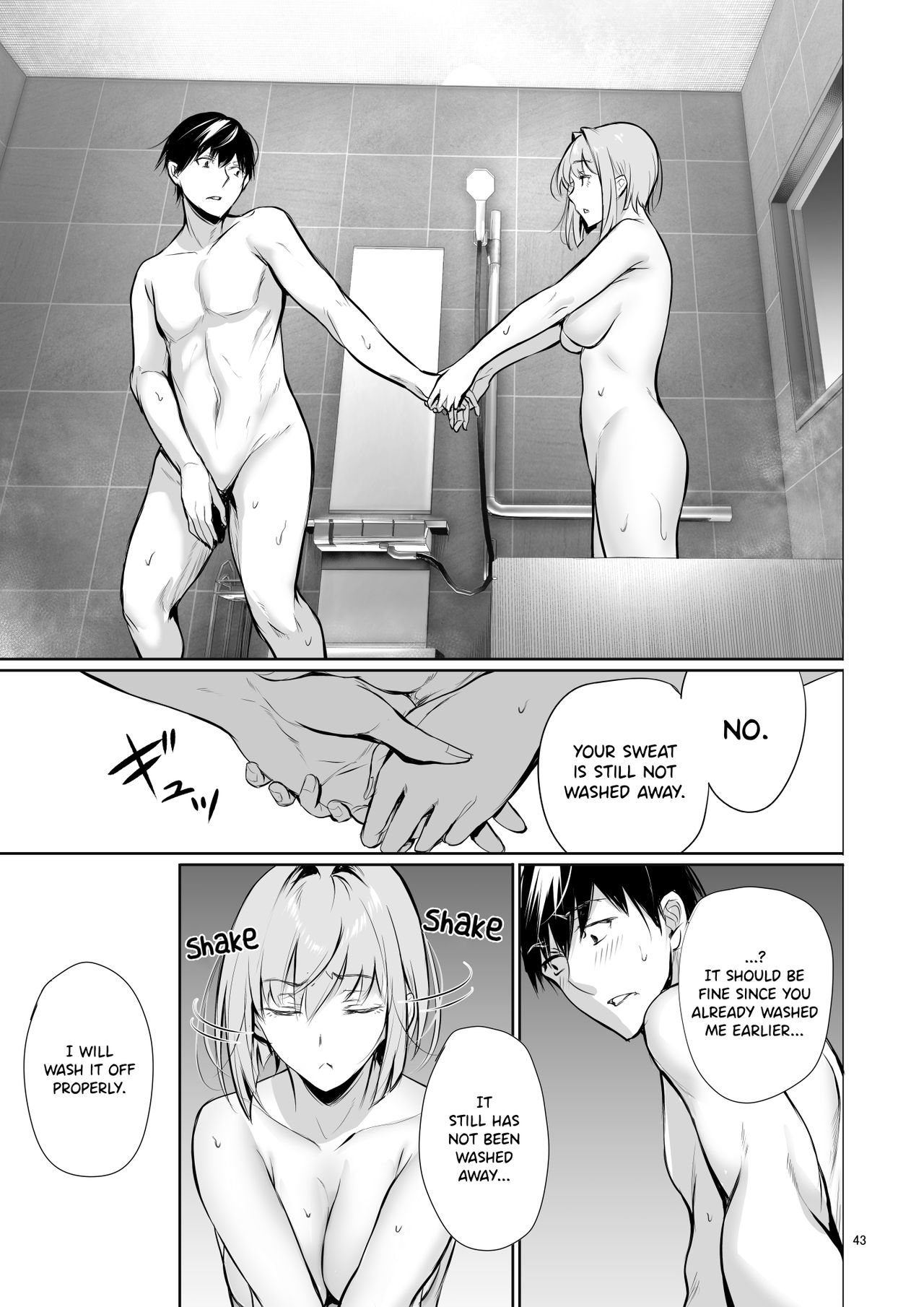 The Reason Why a German Girl Takes a Bath Together With Me on Her Homestay page 43