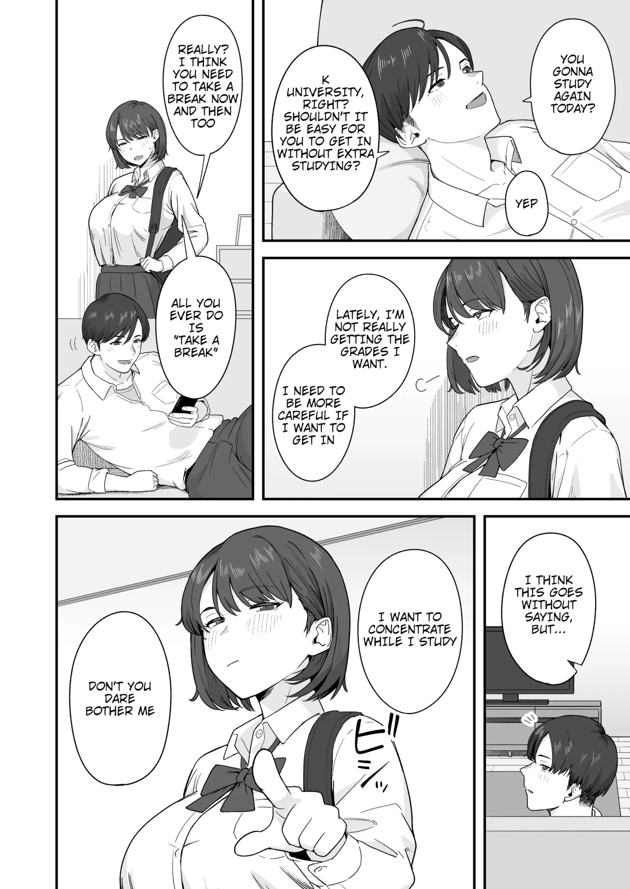 The Reluctant Sister Who Wants to Focus On Study Can't Resist Temptation From the Brother She Shares Perfect Body Compatibility With page 4