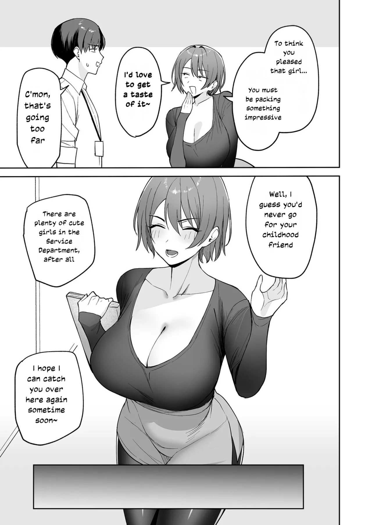 The Reward is the Body ~The Overly Lewd Employee Benefits of the Service Department~ page 8
