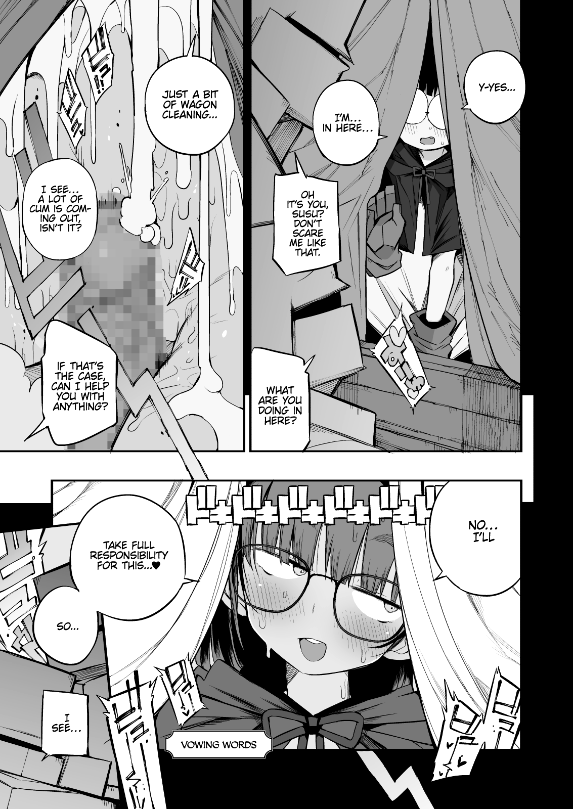 The S-Rank Pervert Status of the Unfit Homely Girl in the Hero Party With a Ban on Love page 25