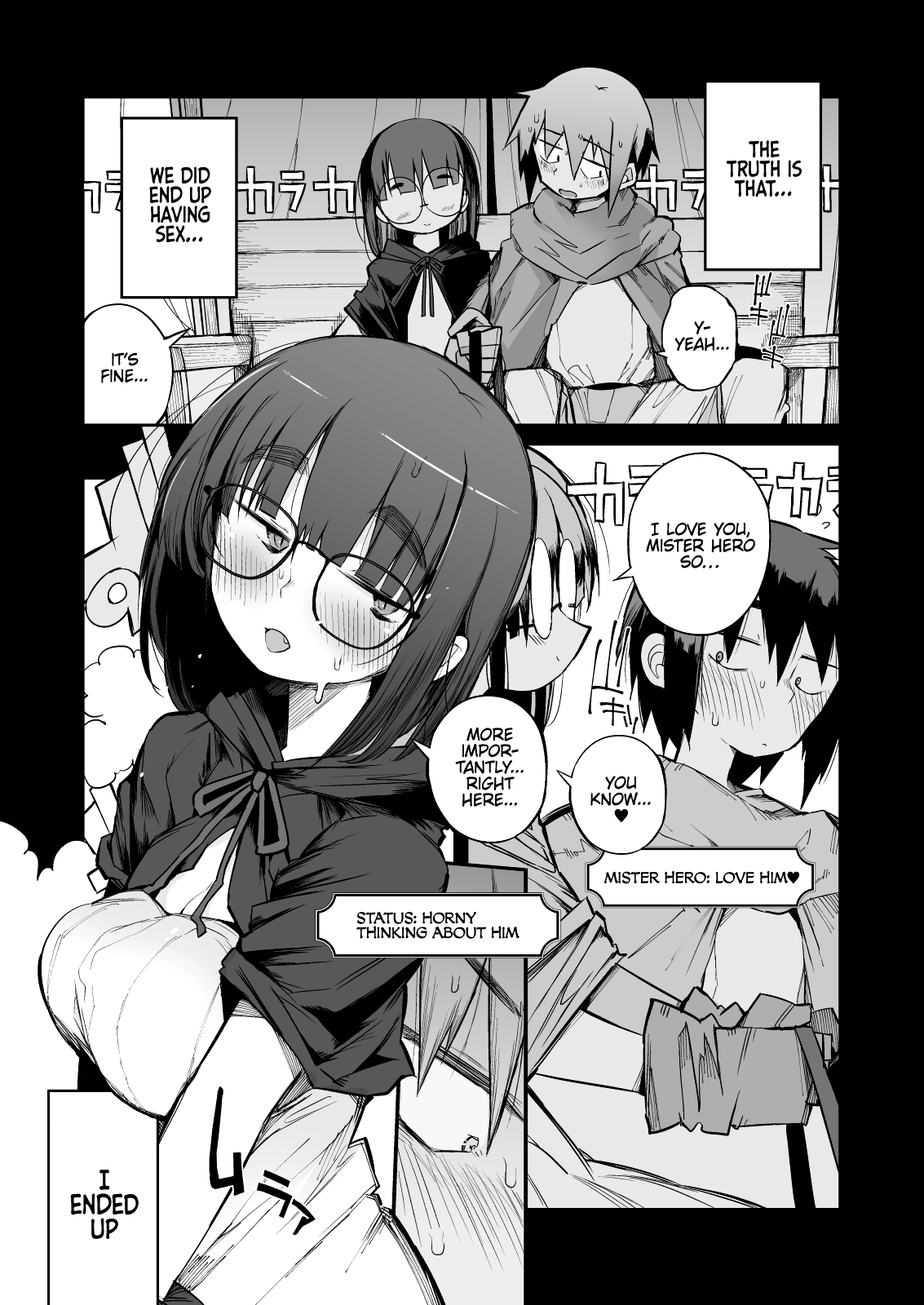 The S-Rank Pervert Status of the Unfit Homely Girl in the Hero Party With a Ban on Love page 7