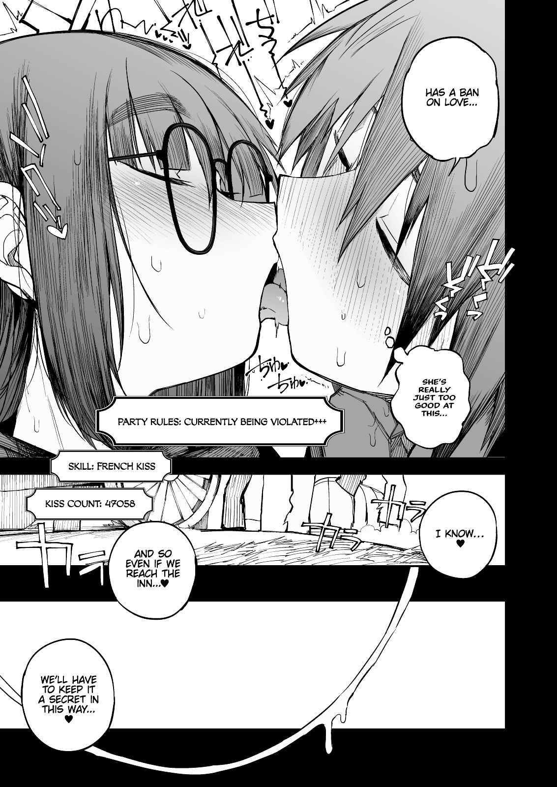 The S-Rank Pervert Status of the Unfit Homely Girl in the Hero Party With a Ban on Love page 9